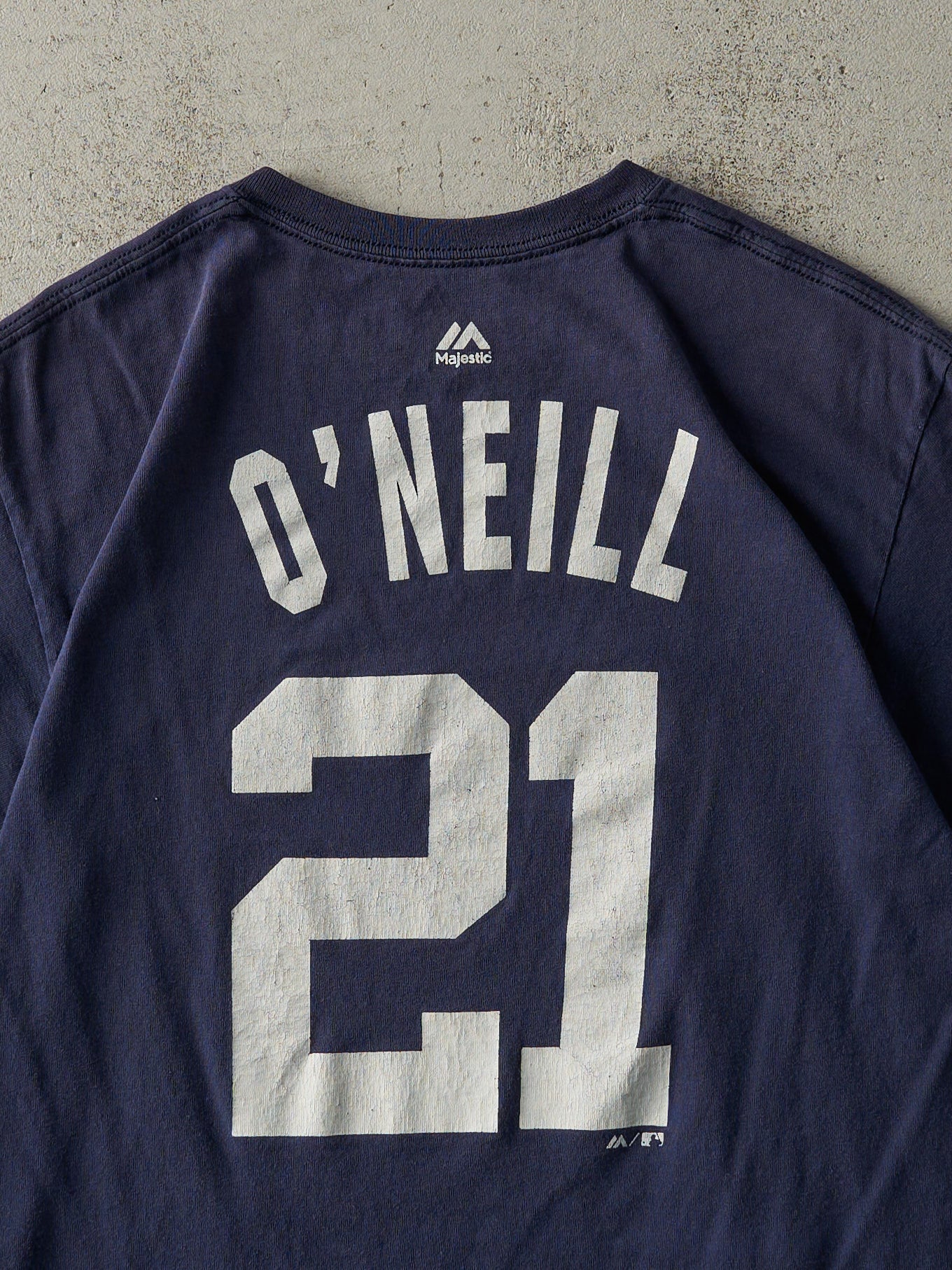 Vintage Y2K Navy Blue New York Yankees O'Neill Player Tee (S)