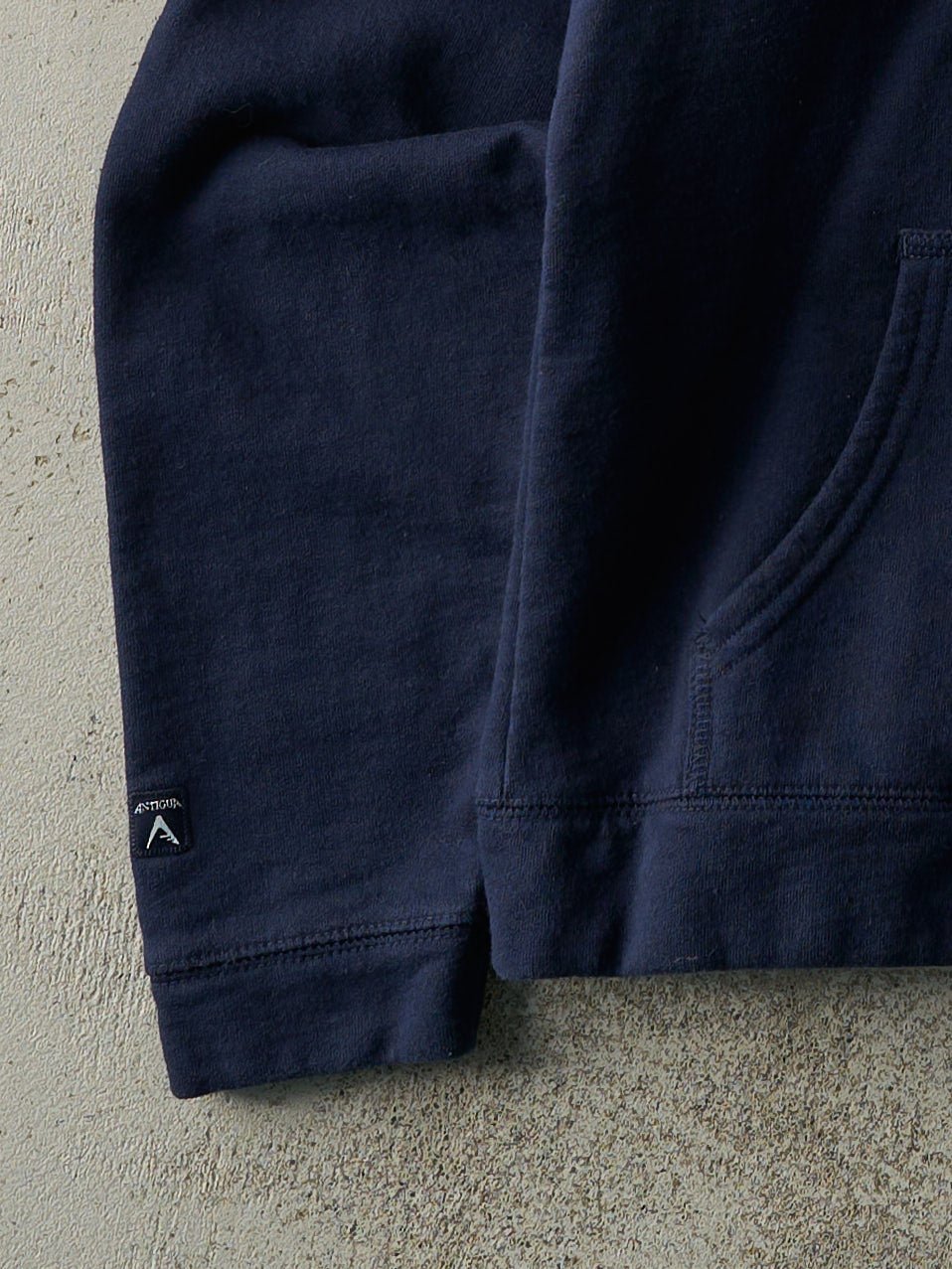 Vintage Y2K Navy Blue Embroidered New York Yankees Zip Up Hoodie (S/M)
