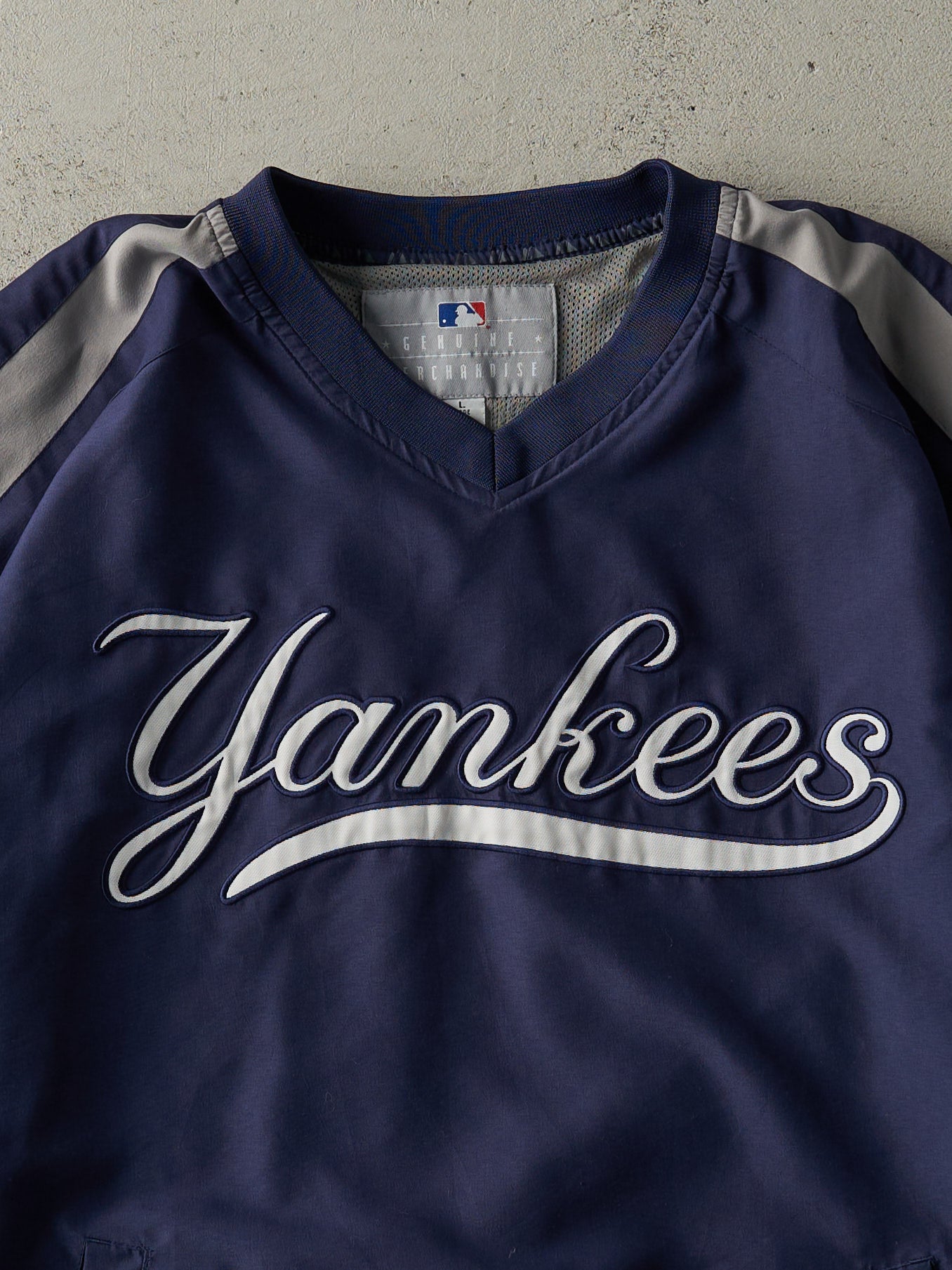 Vintage Y2K  New York Yankees Lightweight Pullover Jacket (L)