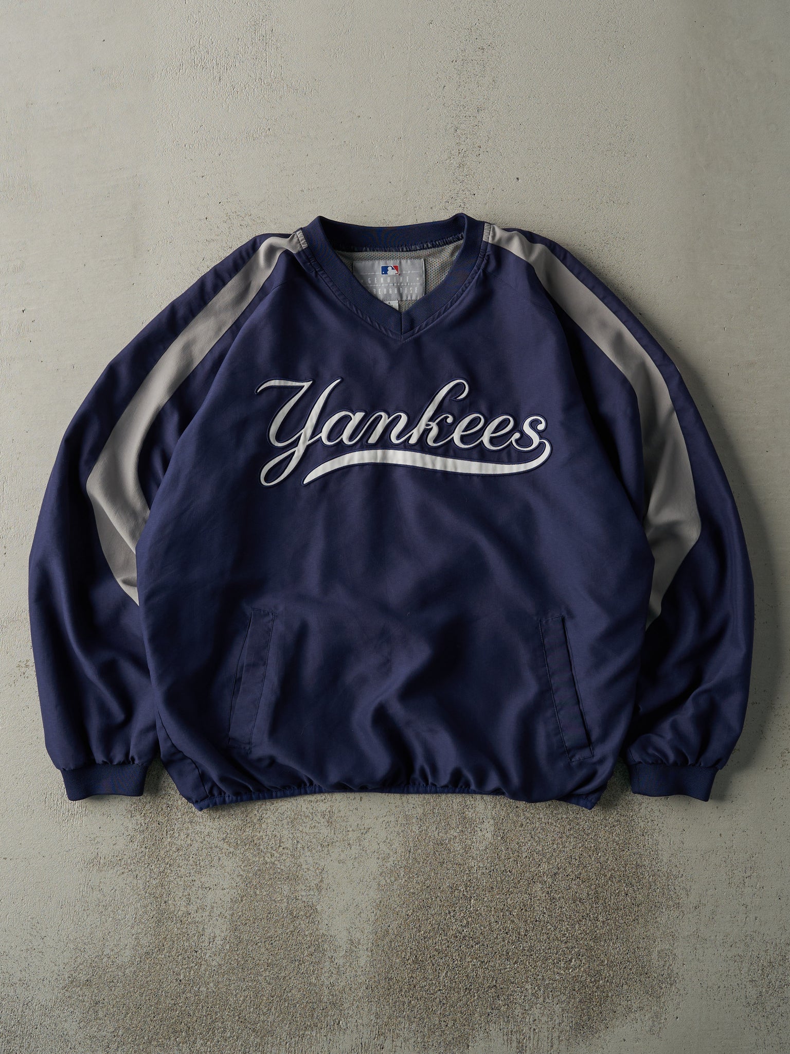 Vintage Y2K  New York Yankees Lightweight Pullover Jacket (L)