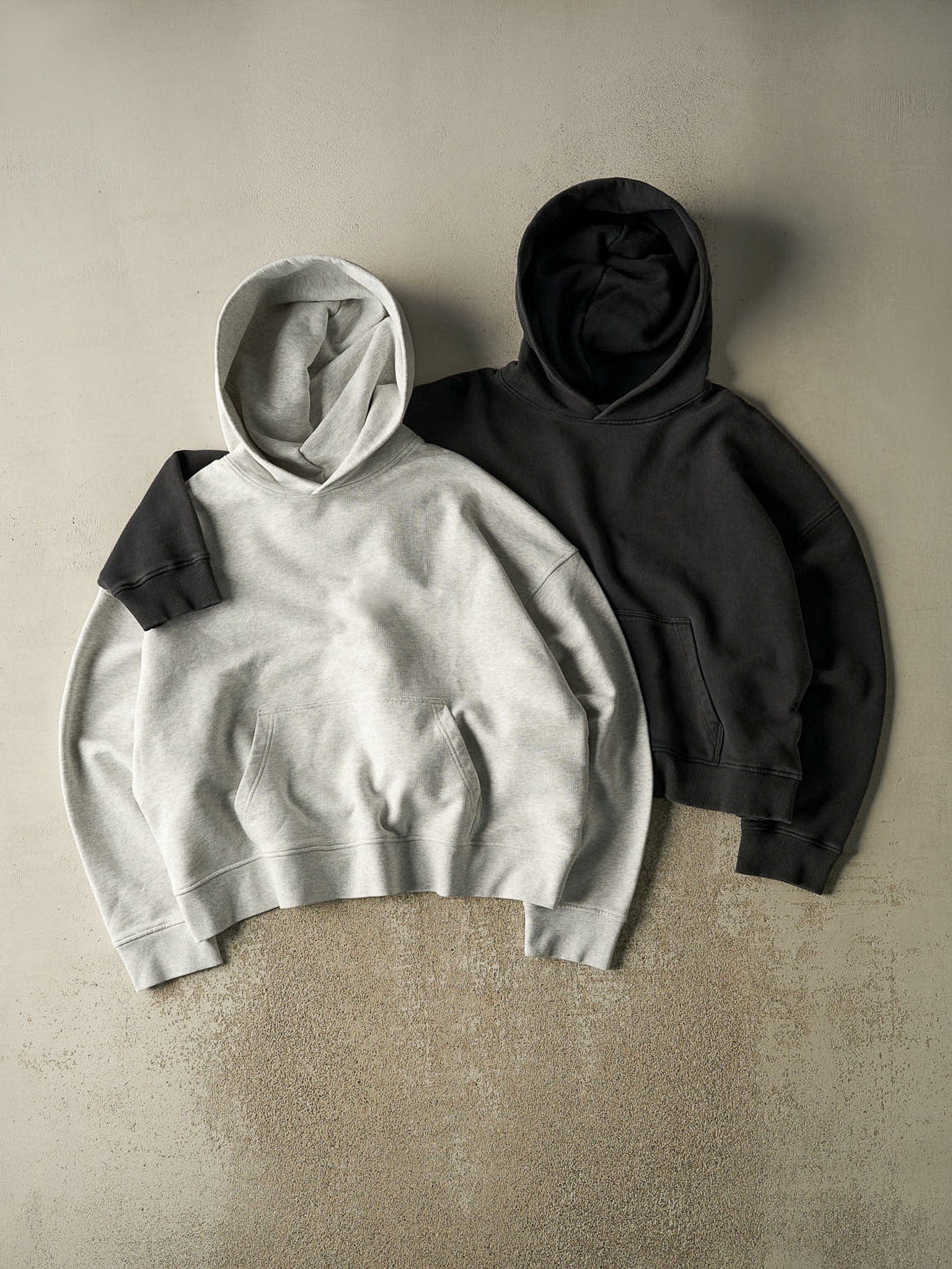 Everyday Boxy Hoodie – Heather Grey