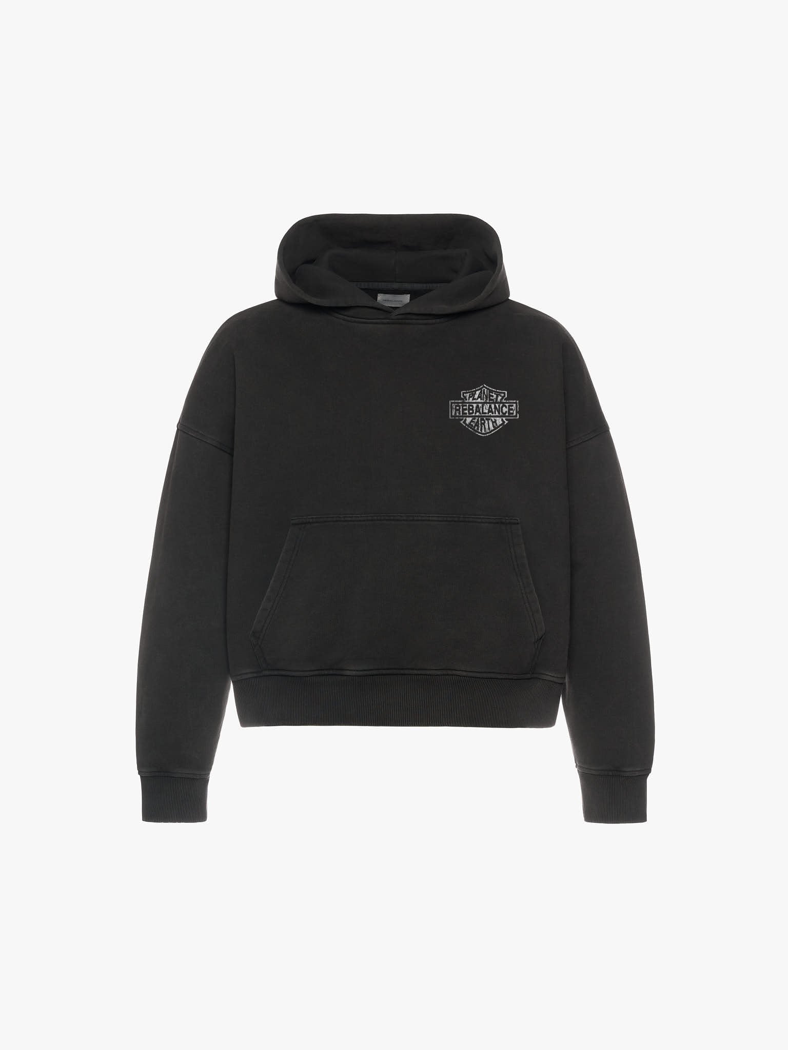 Rebalance the Earth Eagle Hoodie - Jet Black