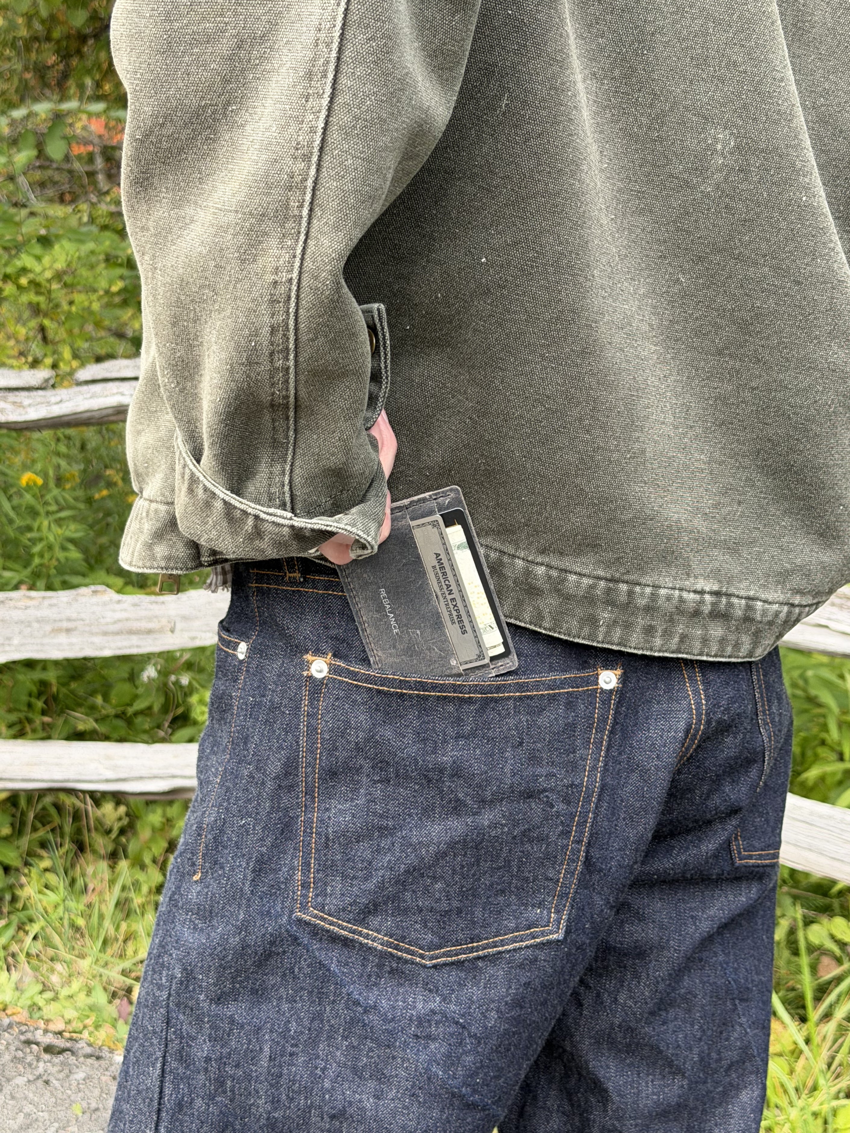 Leathersmith Card Holder - Distressed Black