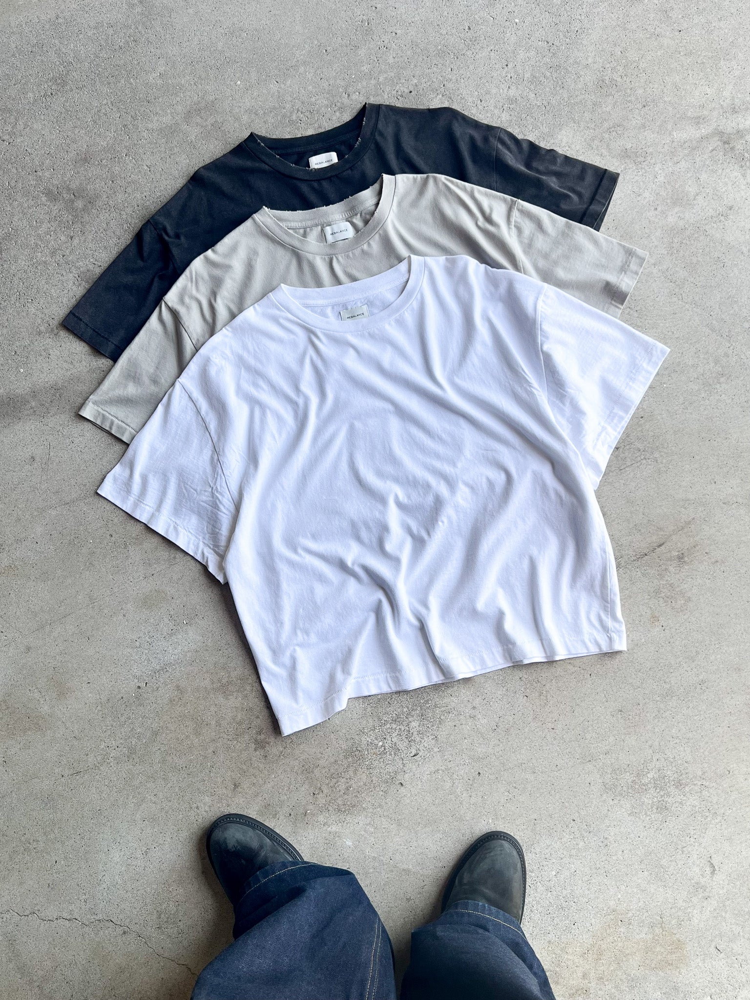 Everyday Boxy Tee – White