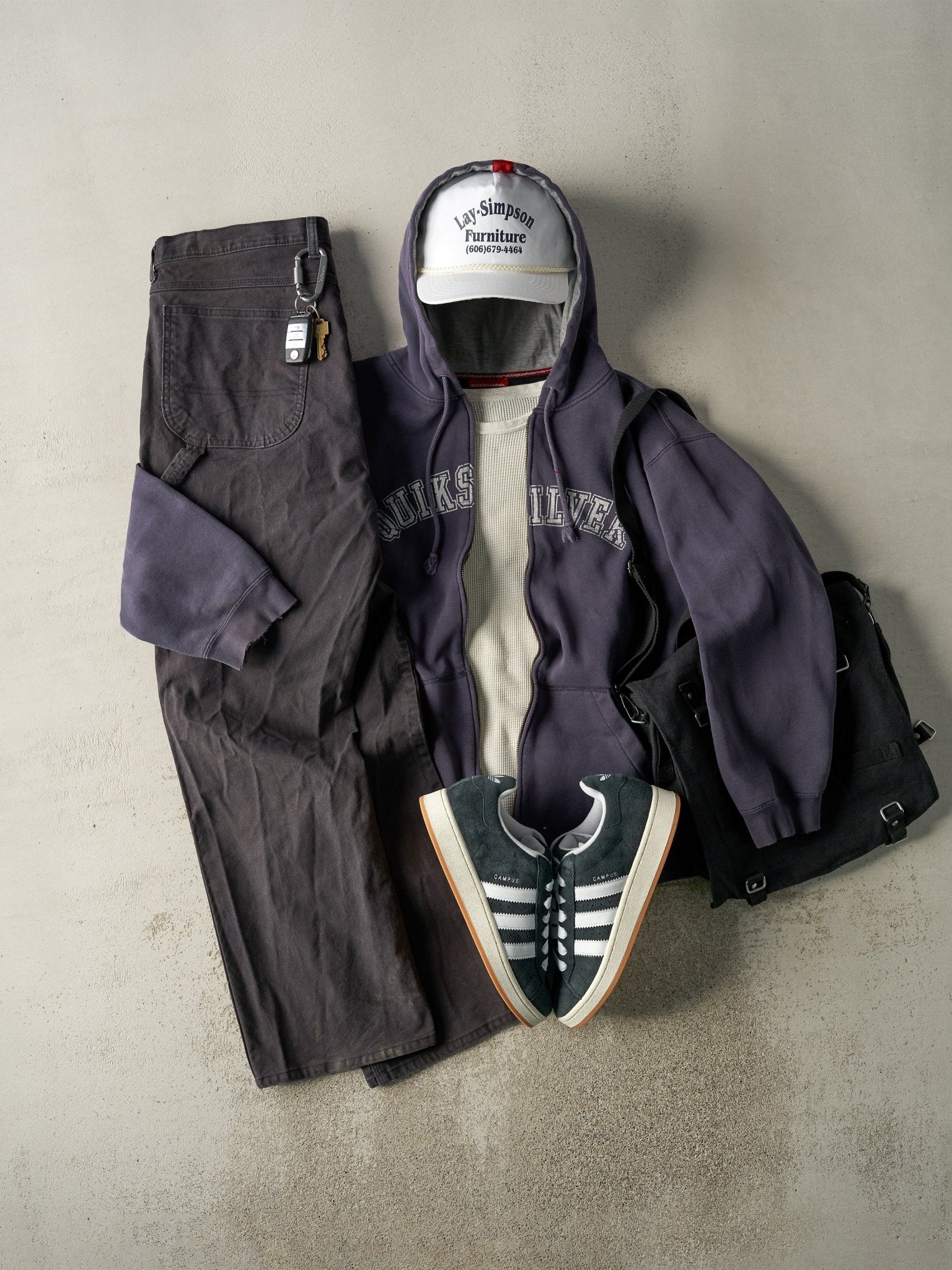 Vintage Y2K Faded Black Dickies Carpenter Pants (37x31.5)
