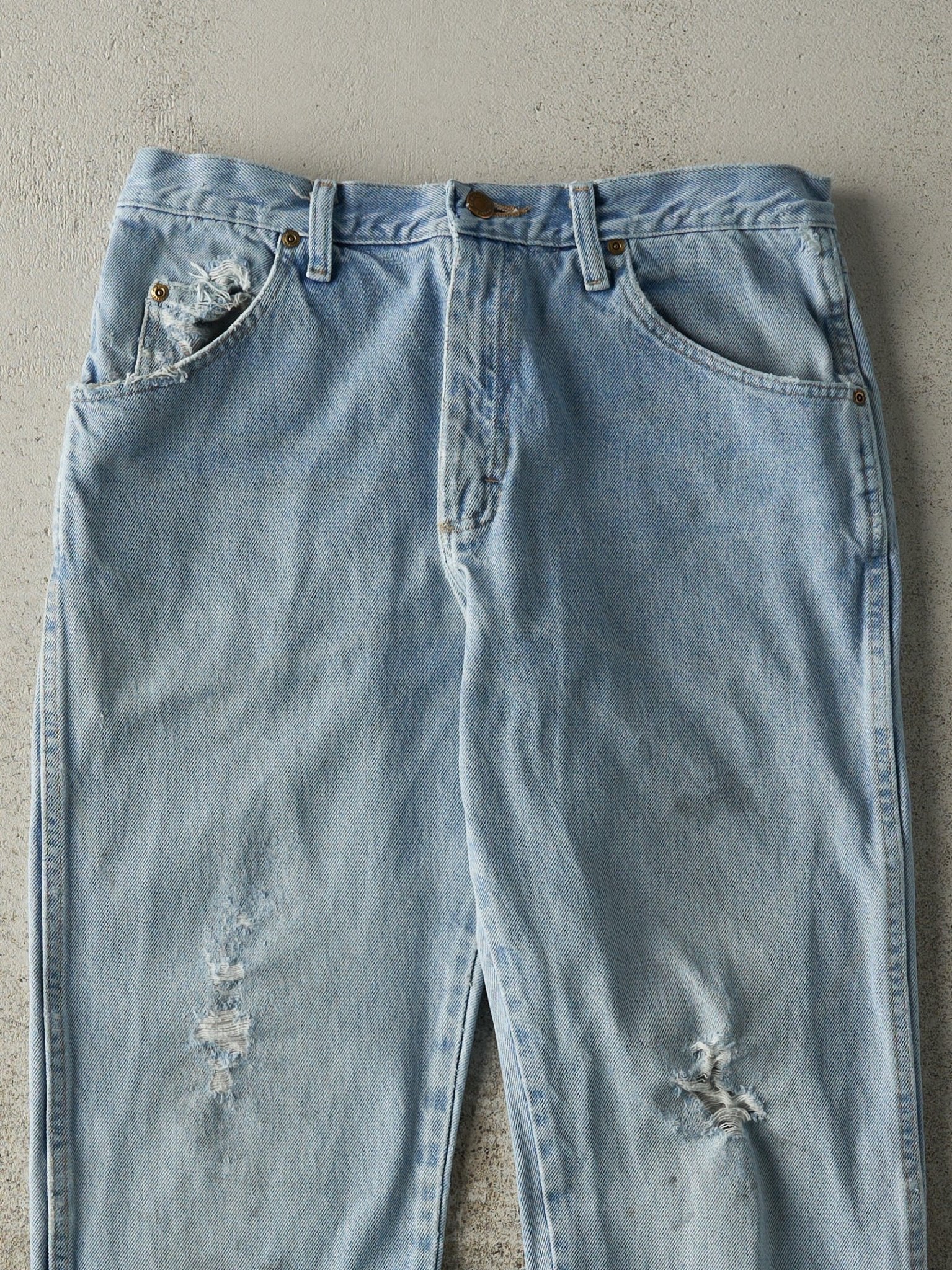 Vintage 90s Light Wash Wrangler Jeans (31x30.5)