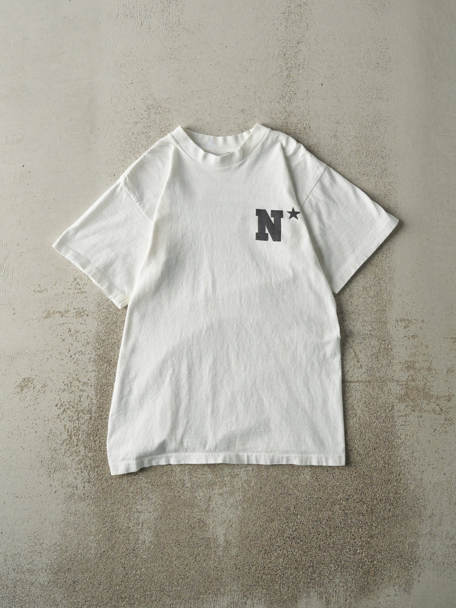 Vintage 92' White Army vs Navy Football Game Single Stitch Tee (S)