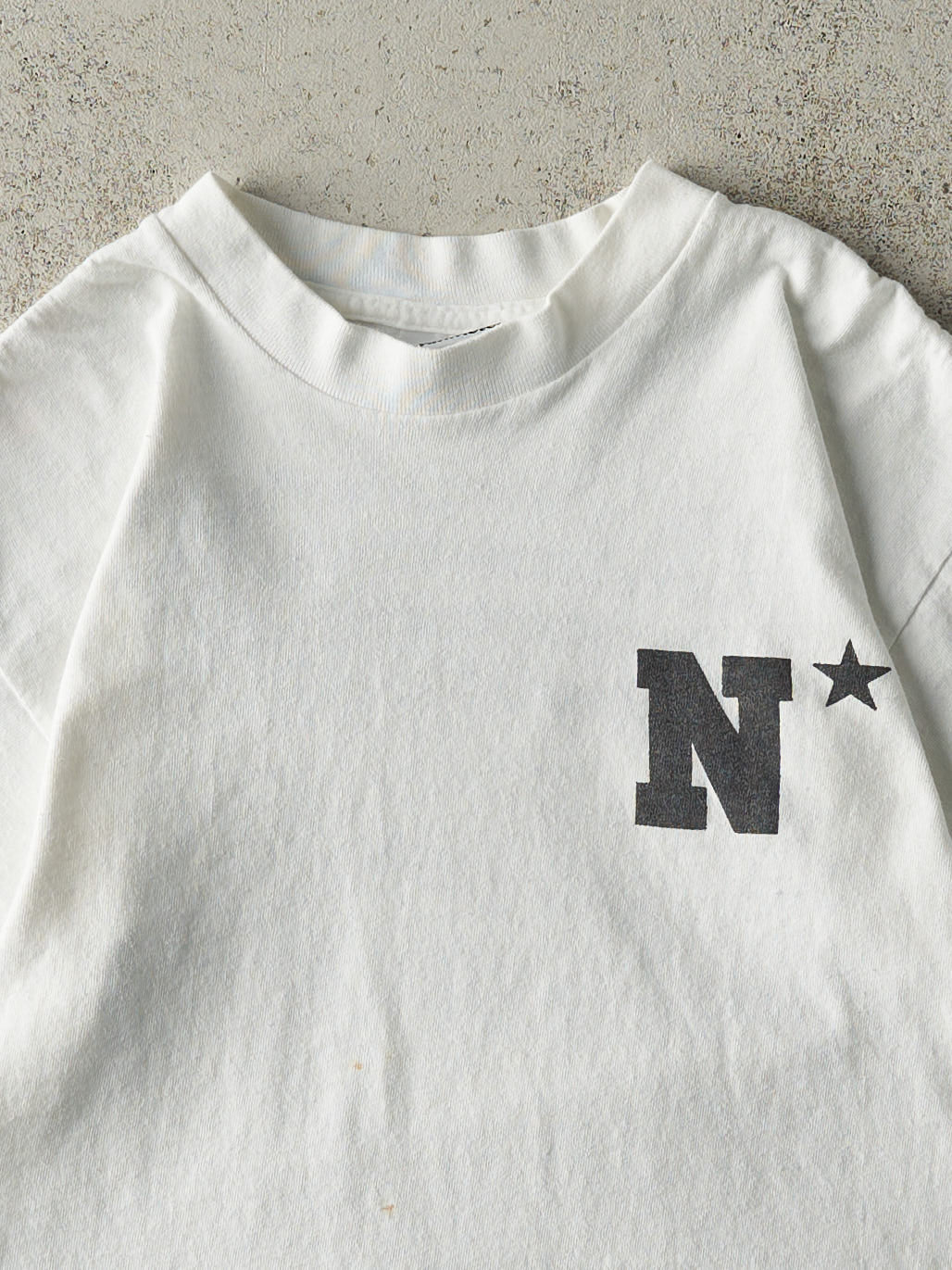 Vintage 92' White Army vs Navy Football Game Single Stitch Tee (S)
