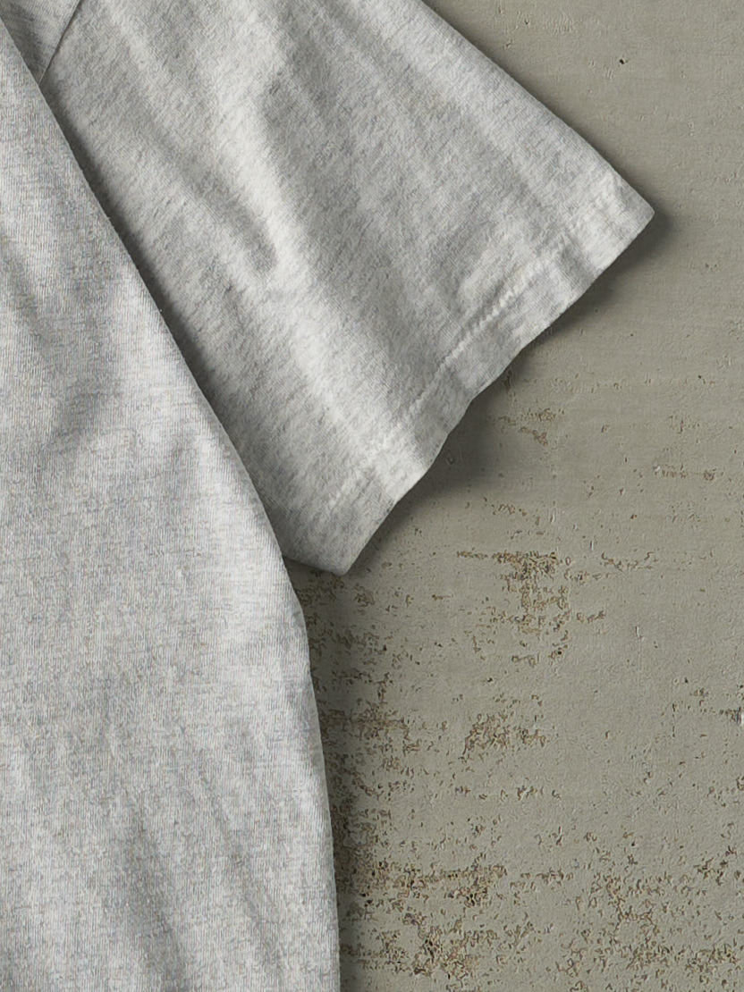 Vintage 90s Heather Grey Penn State Tennis Single Stitch Tee (L/XL)