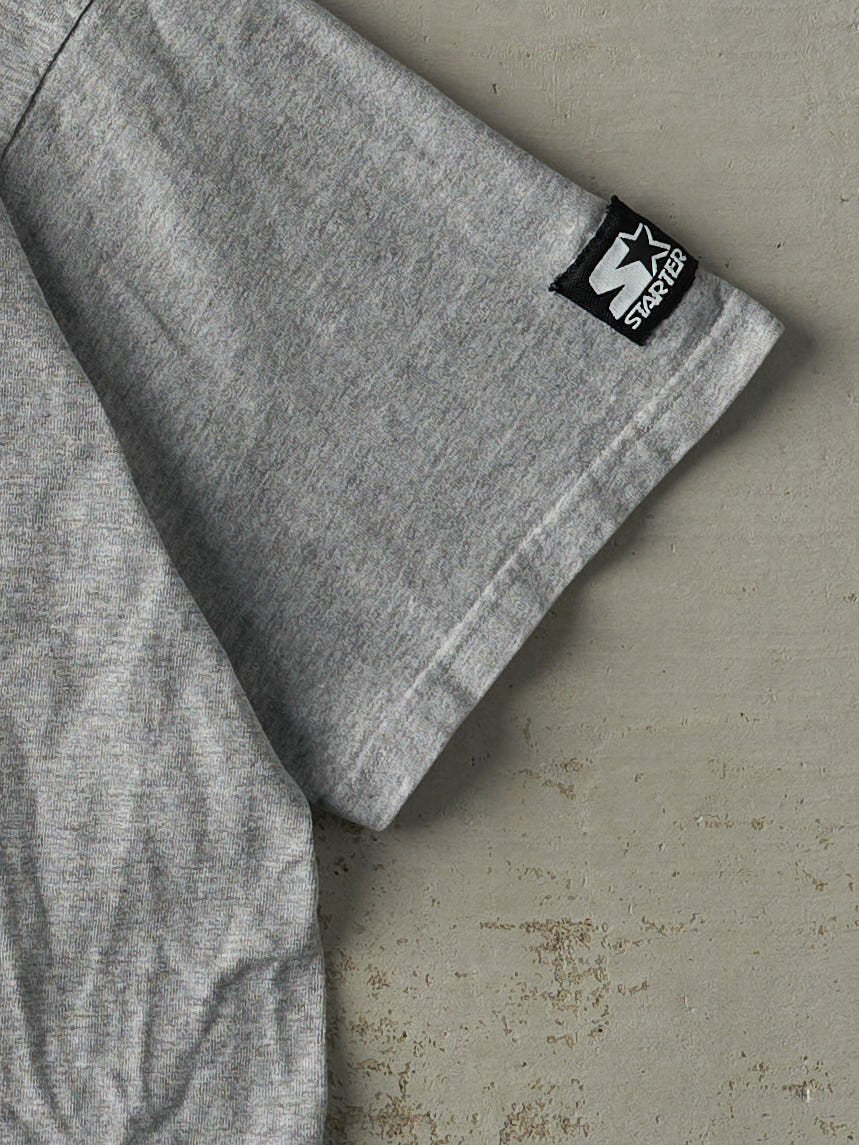 Vintage 90s Grey Embroidered Iowa Hawkeyes Tee (L)