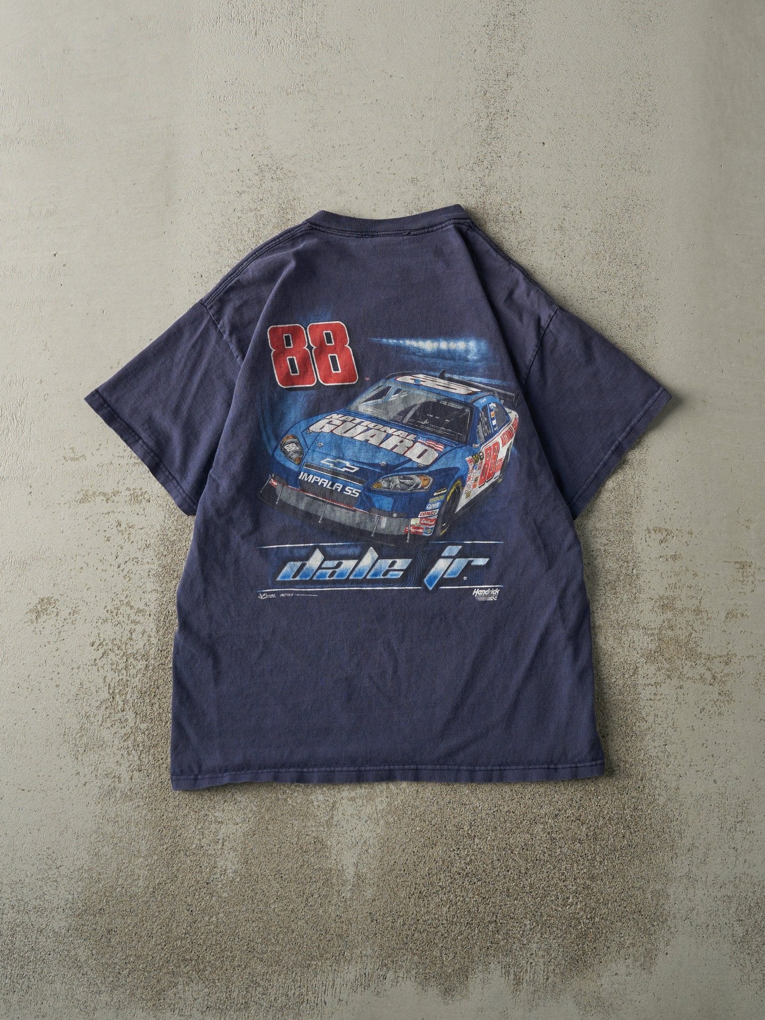 Vintage 07' Navy Blue Dale Earnhardt Jr. Nascar Racing Tee (M)