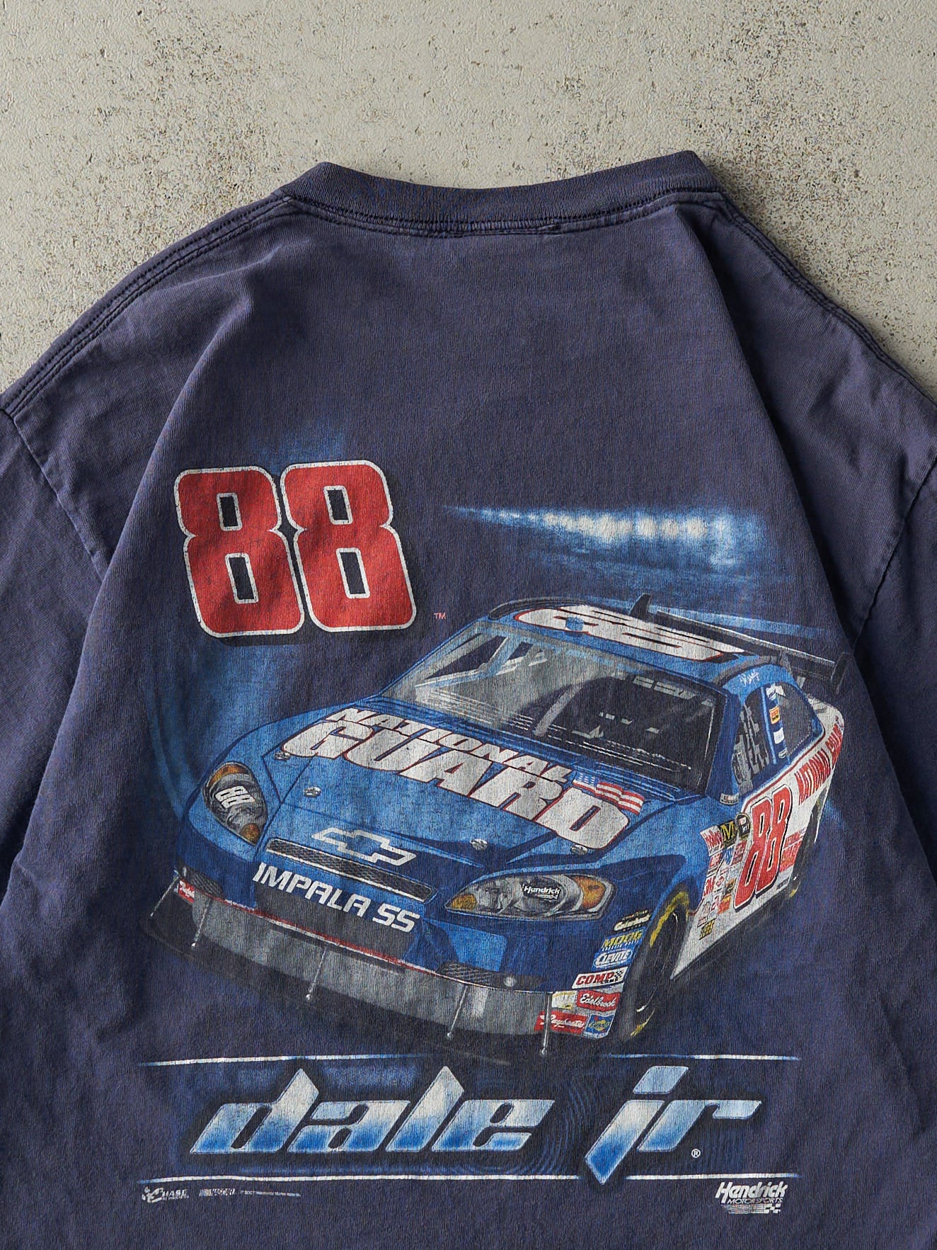 Vintage 07' Navy Blue Dale Earnhardt Jr. Nascar Racing Tee (M)