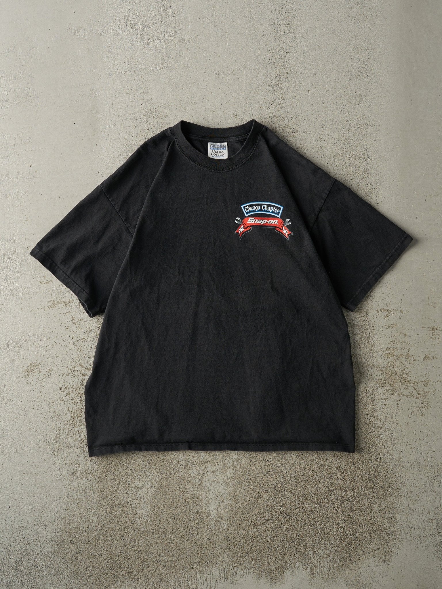 Vintage Y2K Black Snap-On Tools Tee (L)