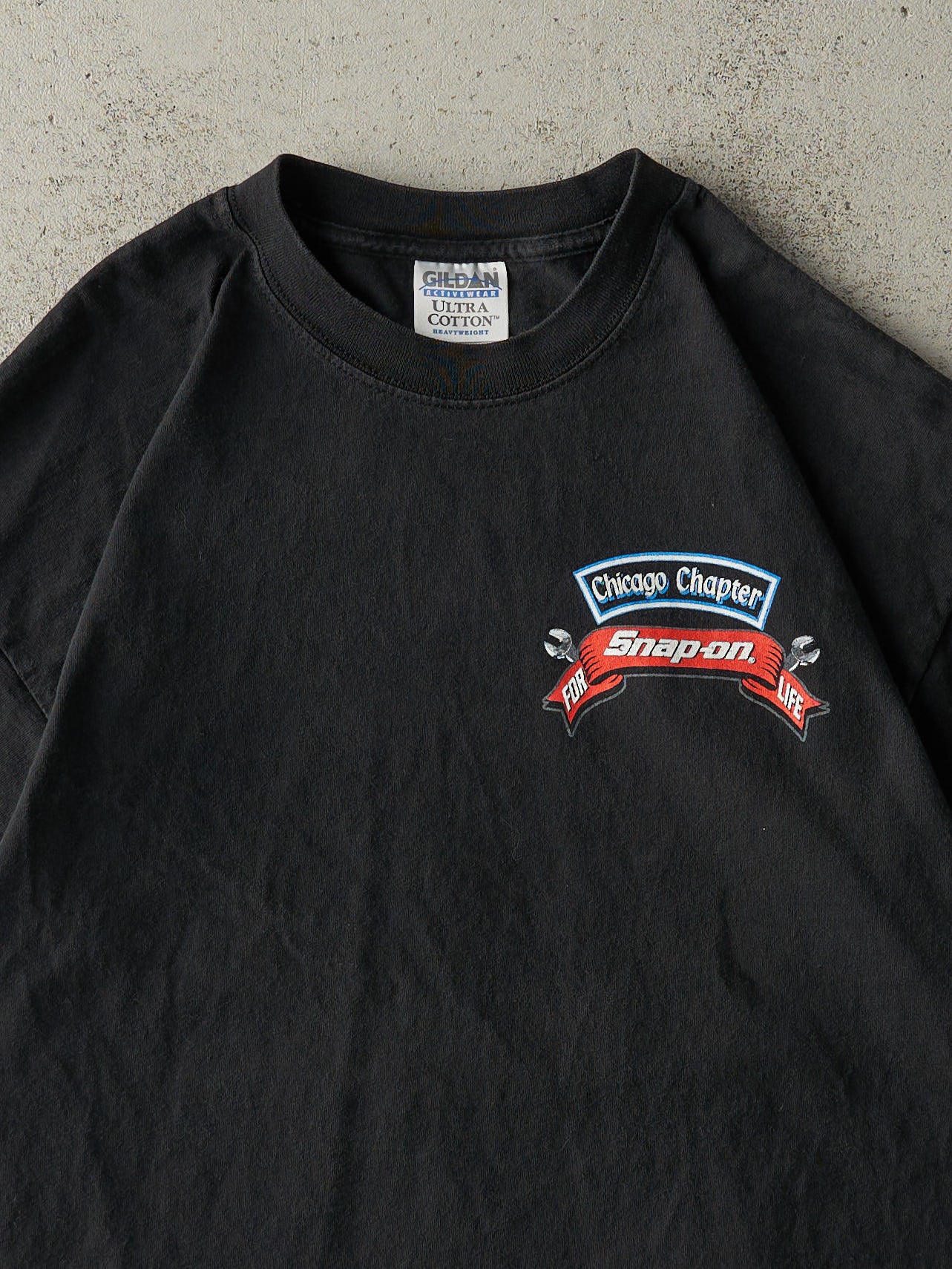 Vintage Y2K Black Snap-On Tools Tee (L)