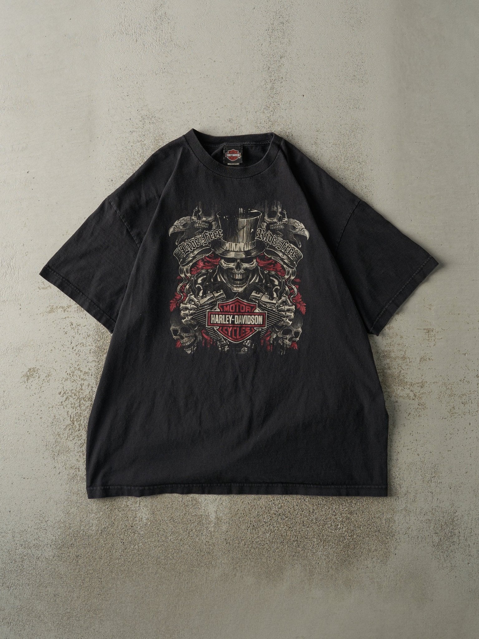 16' Black Val-D'or Quebec Harley Davidson Tee (XL)