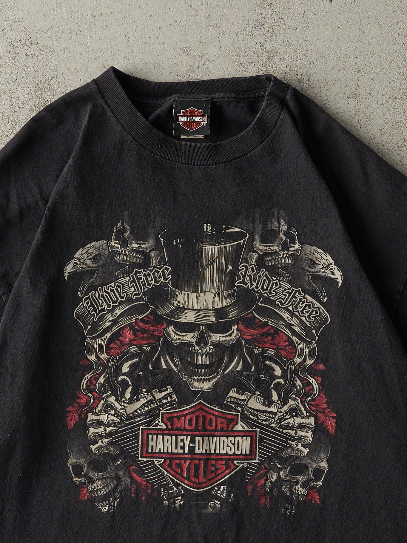 16' Black Val-D'or Quebec Harley Davidson Tee (XL)
