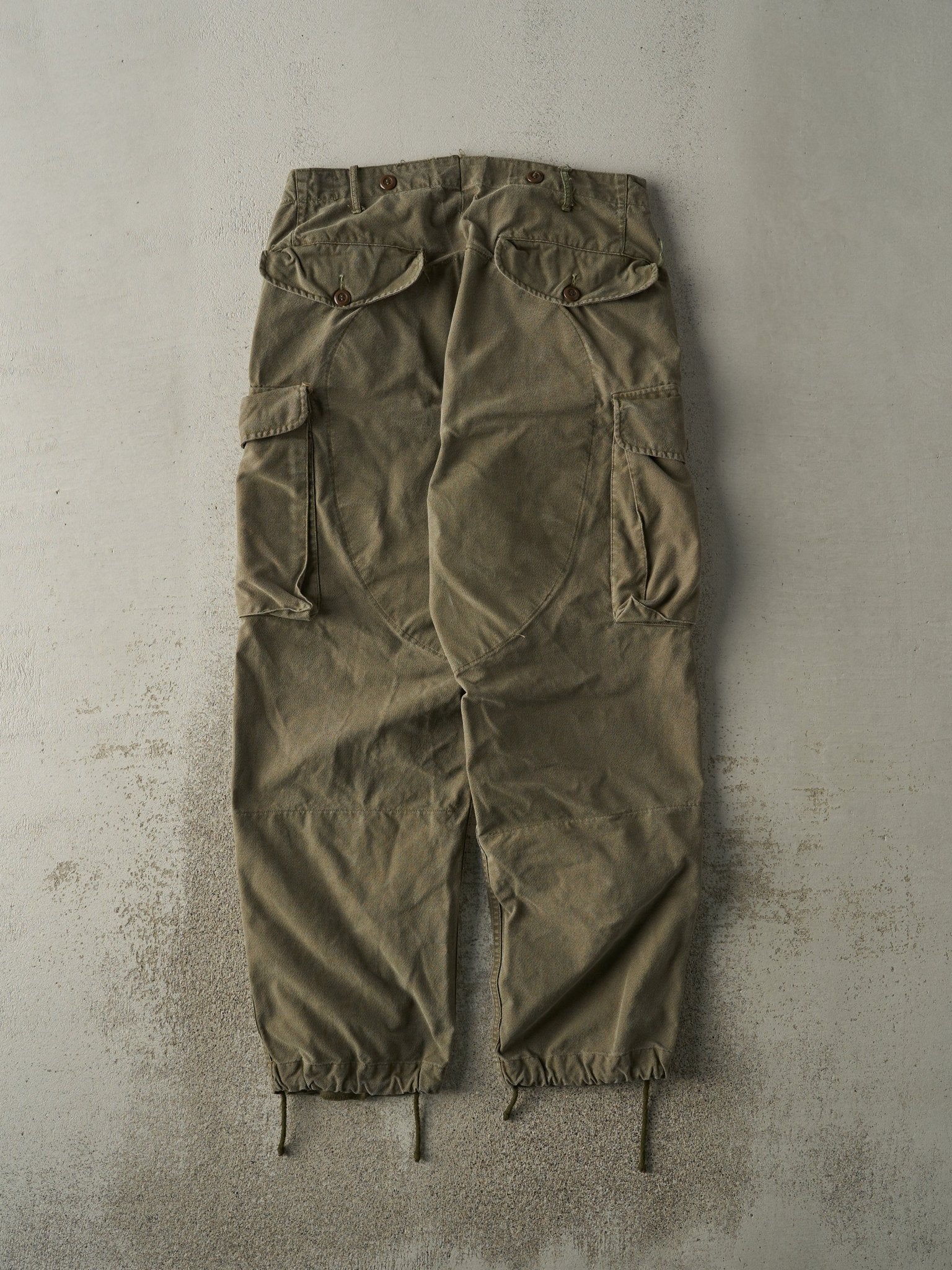 Vintage 63' Green Army Combat Pants (35.5x29)