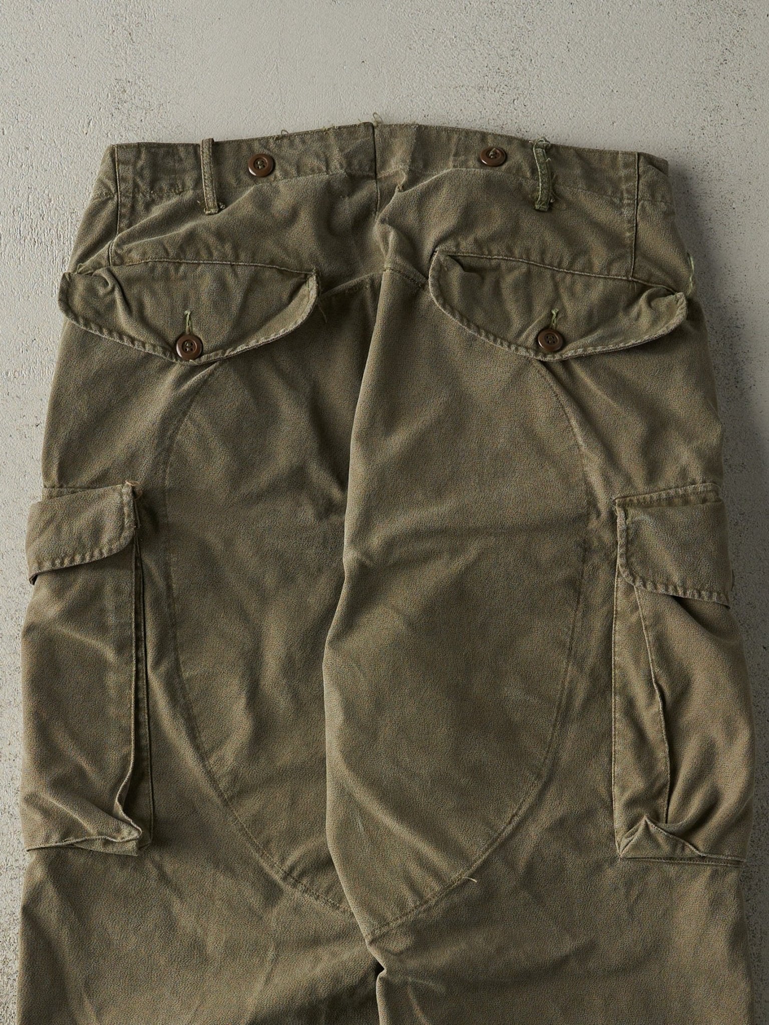 Vintage 63' Green Army Combat Pants (35.5x29)