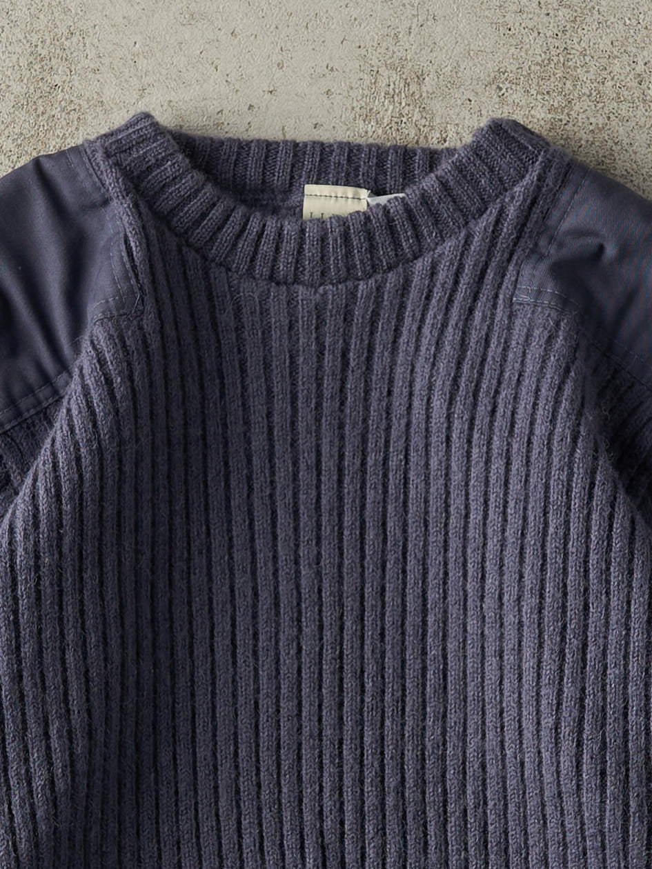 Vintage 90s Navy Blue LL Bean Knit (S)