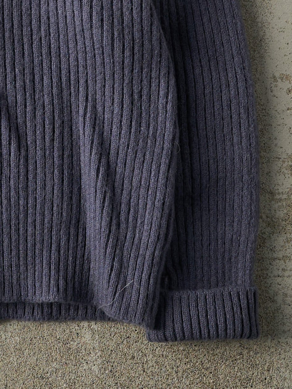 Vintage 90s Navy Blue LL Bean Knit (S)
