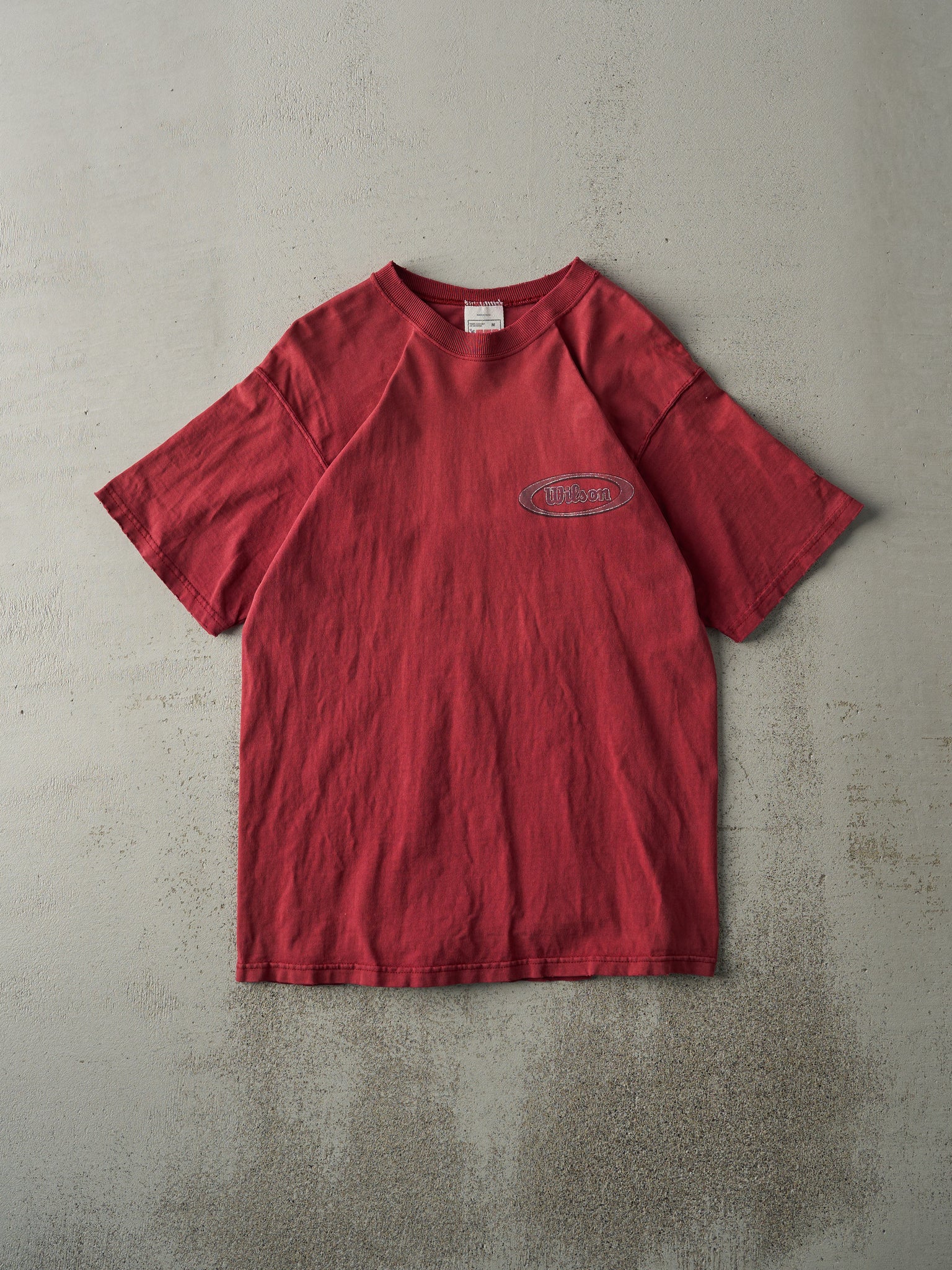 Vintage 90s Burgundy Wilson Tee (S)