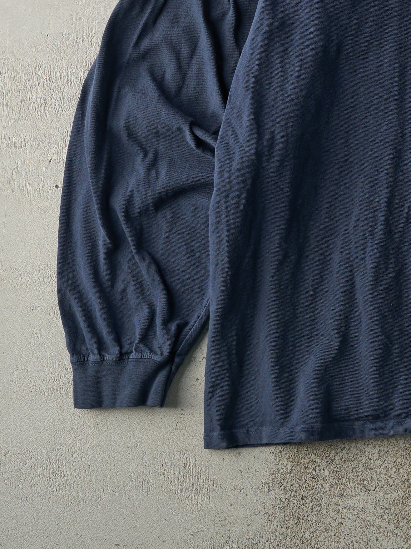 Vintage 90s Navy Blue Eddie Bauer Blank Long Sleeve (XL)