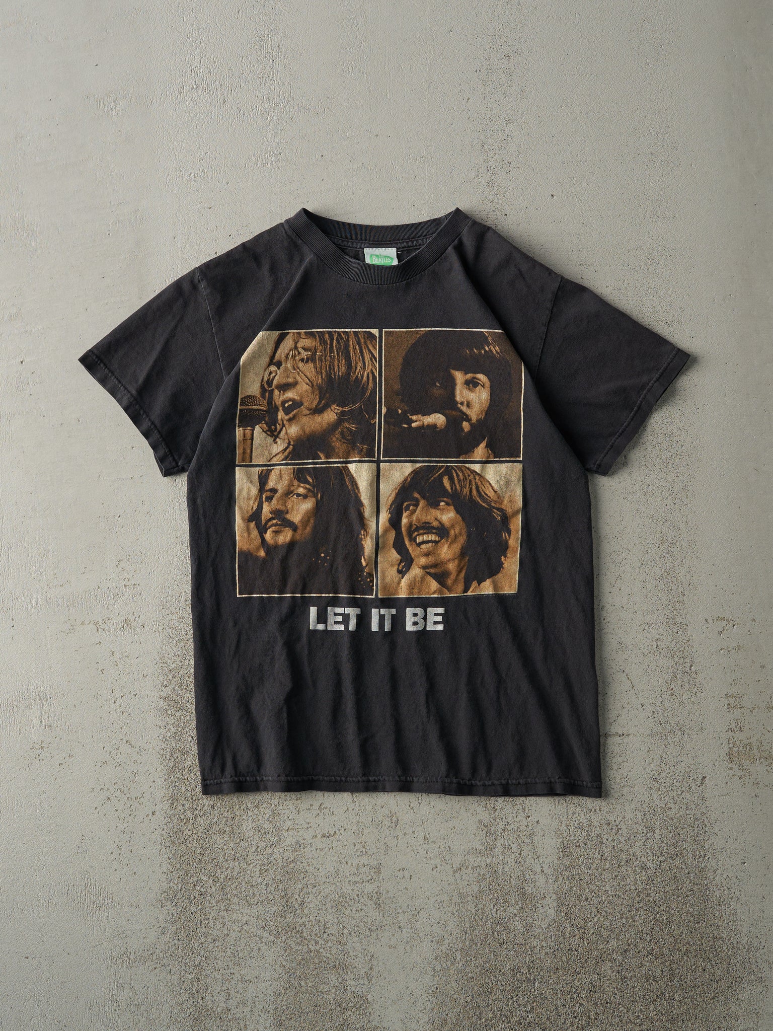 Vintage 05' Black The Beatles Let It Be Tee (XS)