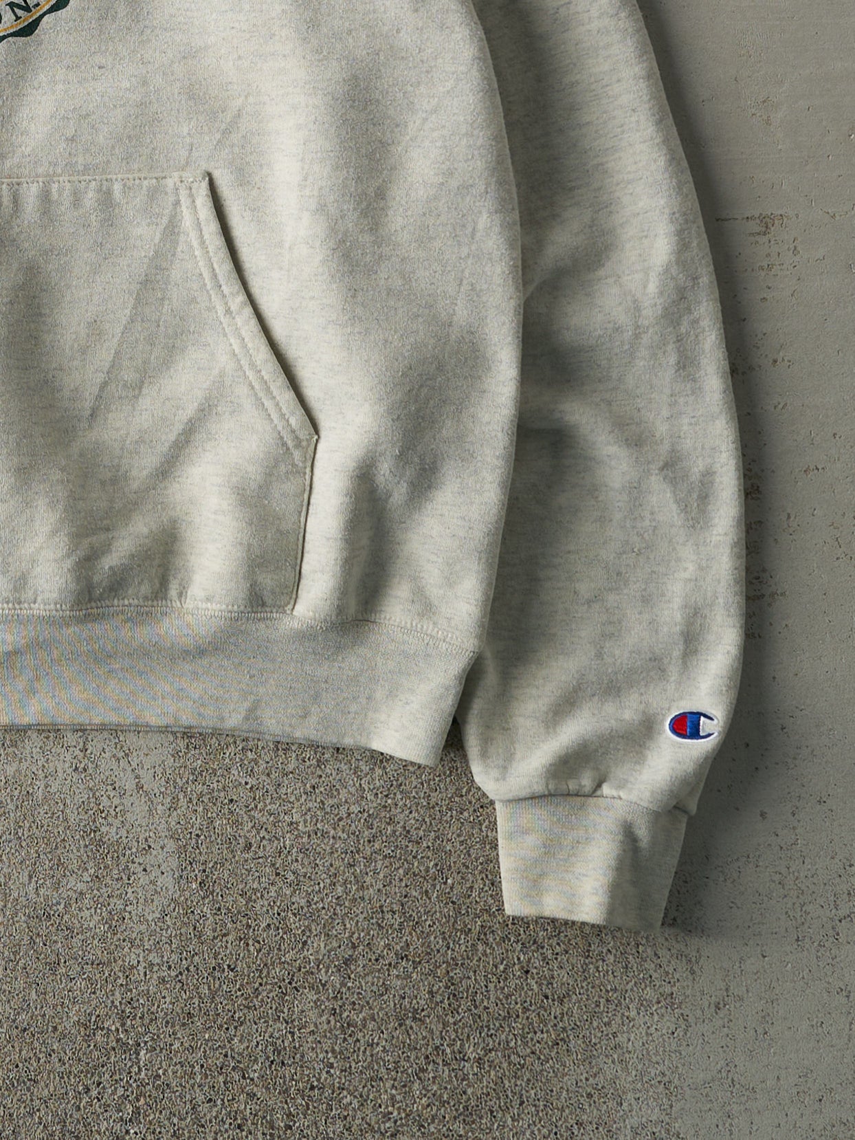 Vintage 90s Heather Grey North Dakota State University Hoodie (S/M)