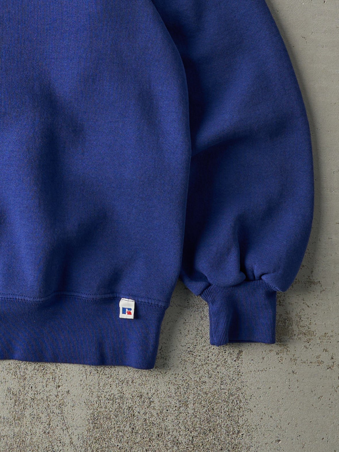 Vintage 90s Blue Russell Athletics Blank Crewneck (M)