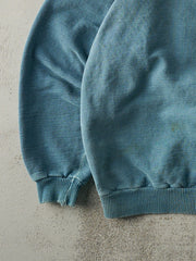 Vintage 90s Washed Teal Wind River Crewneck (XL)