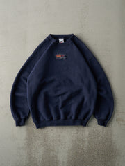 Vintage 90s Navy Blue Embroidered Nike Toronto Crewneck (M)