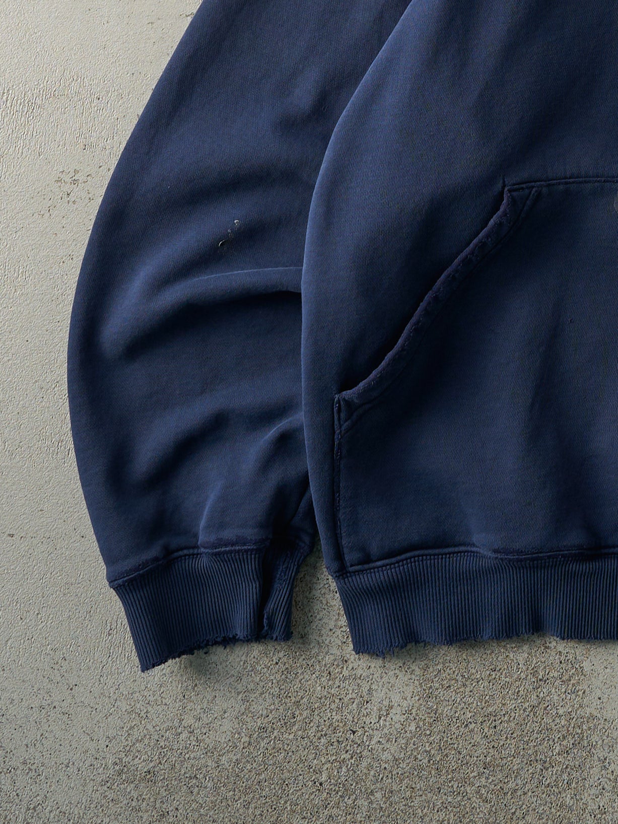 Vintage 90s Navy Blue Embroidered Adidas Hoodie (L)