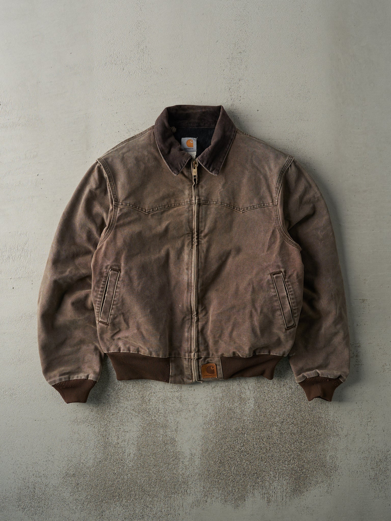 Vintage 90s Faded Brown Carhartt Sante Fe Jacket (M/L)