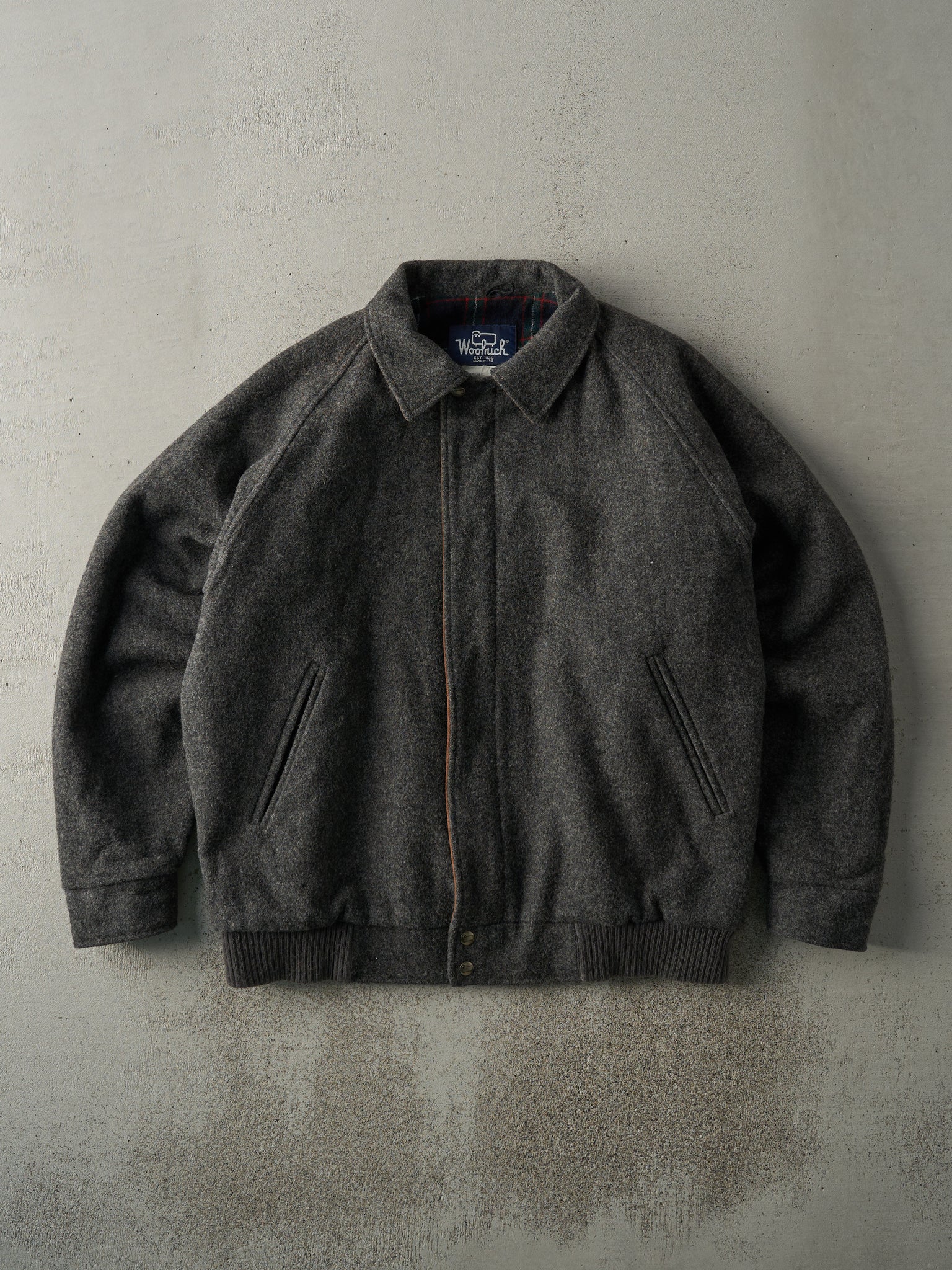 Vintage 90s Charcoal Grey Woolrich Jacket (L)