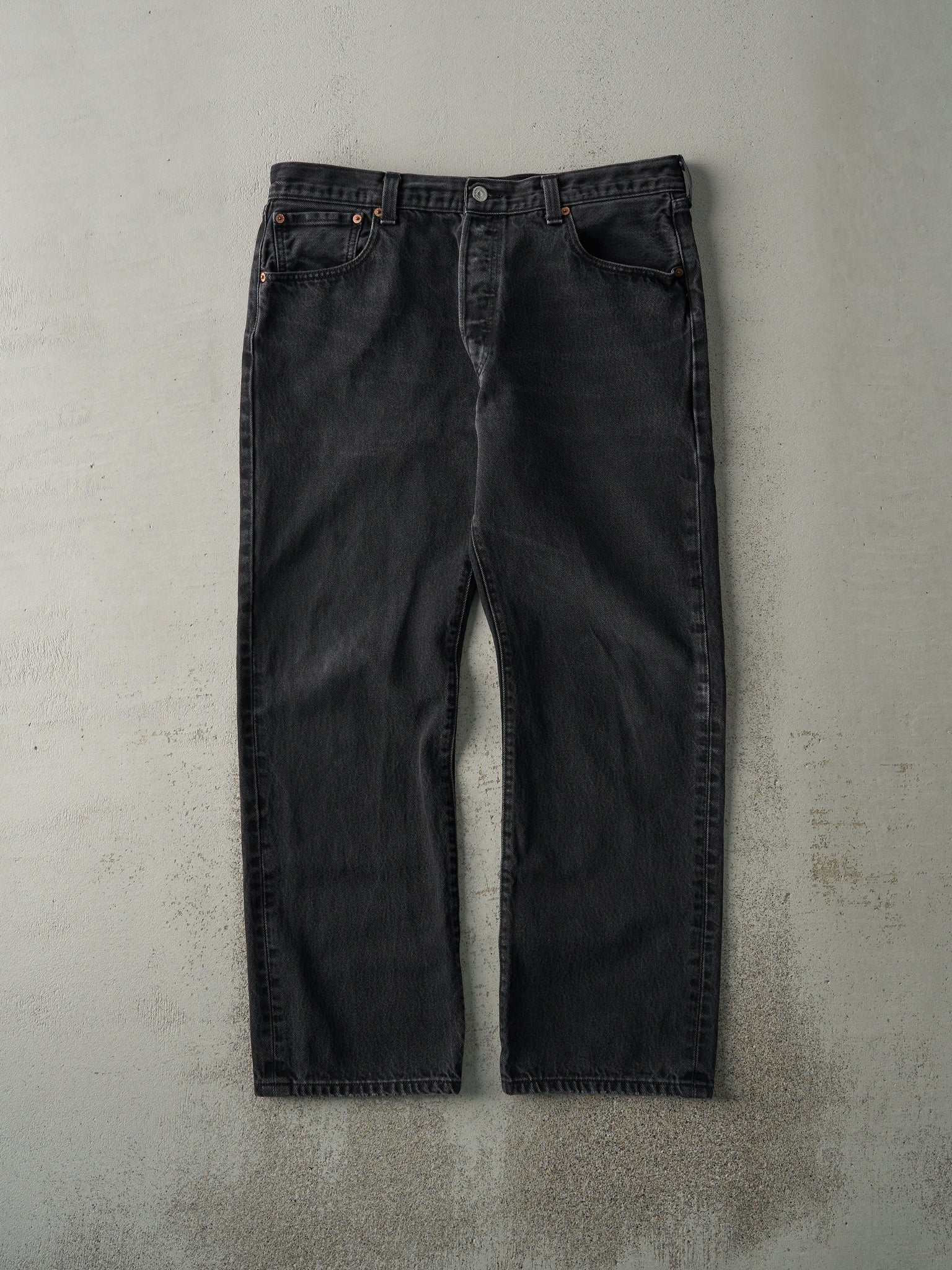 Vintage 90s Black Levi's 501 Denim Pants (35x29.5)