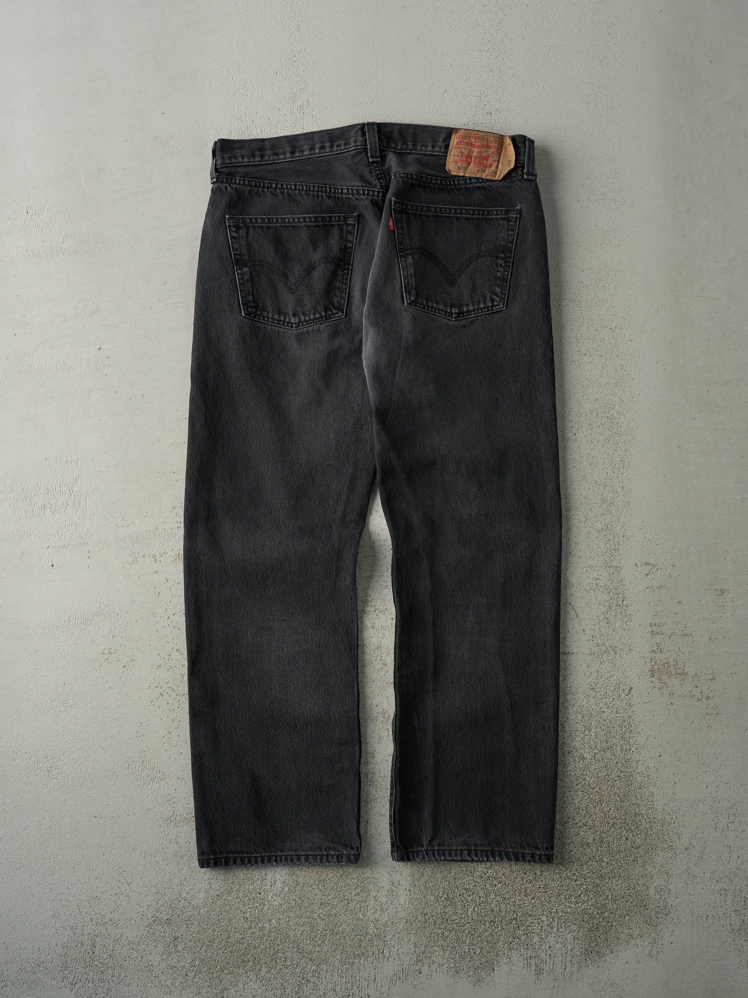 Vintage 90s Black Levi's 501 Denim Pants (35x29.5)