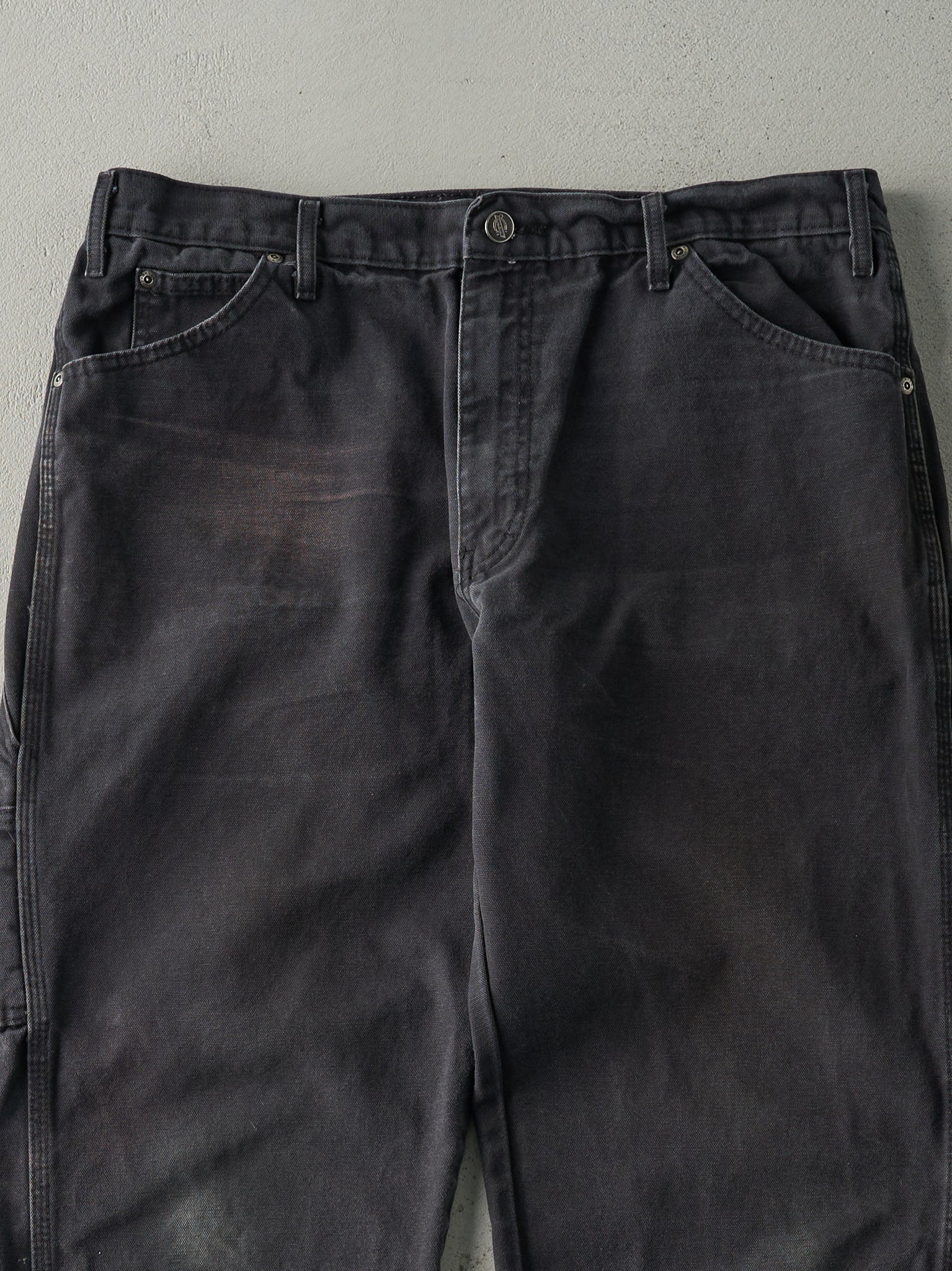 Vintage 90s Faded Black Dickies Carpenter Pants (36x30)