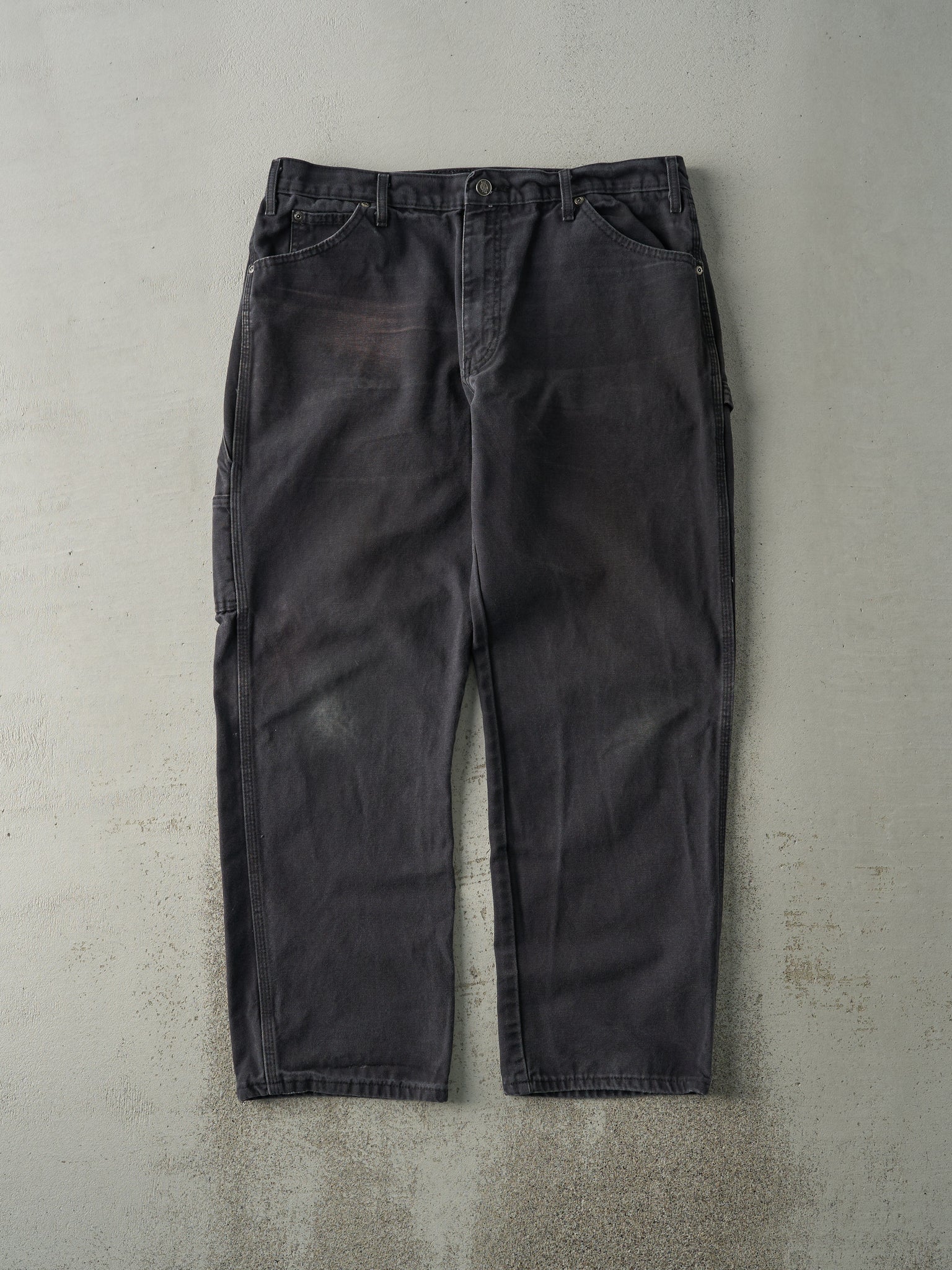 Vintage 90s Faded Black Dickies Carpenter Pants (36x30)