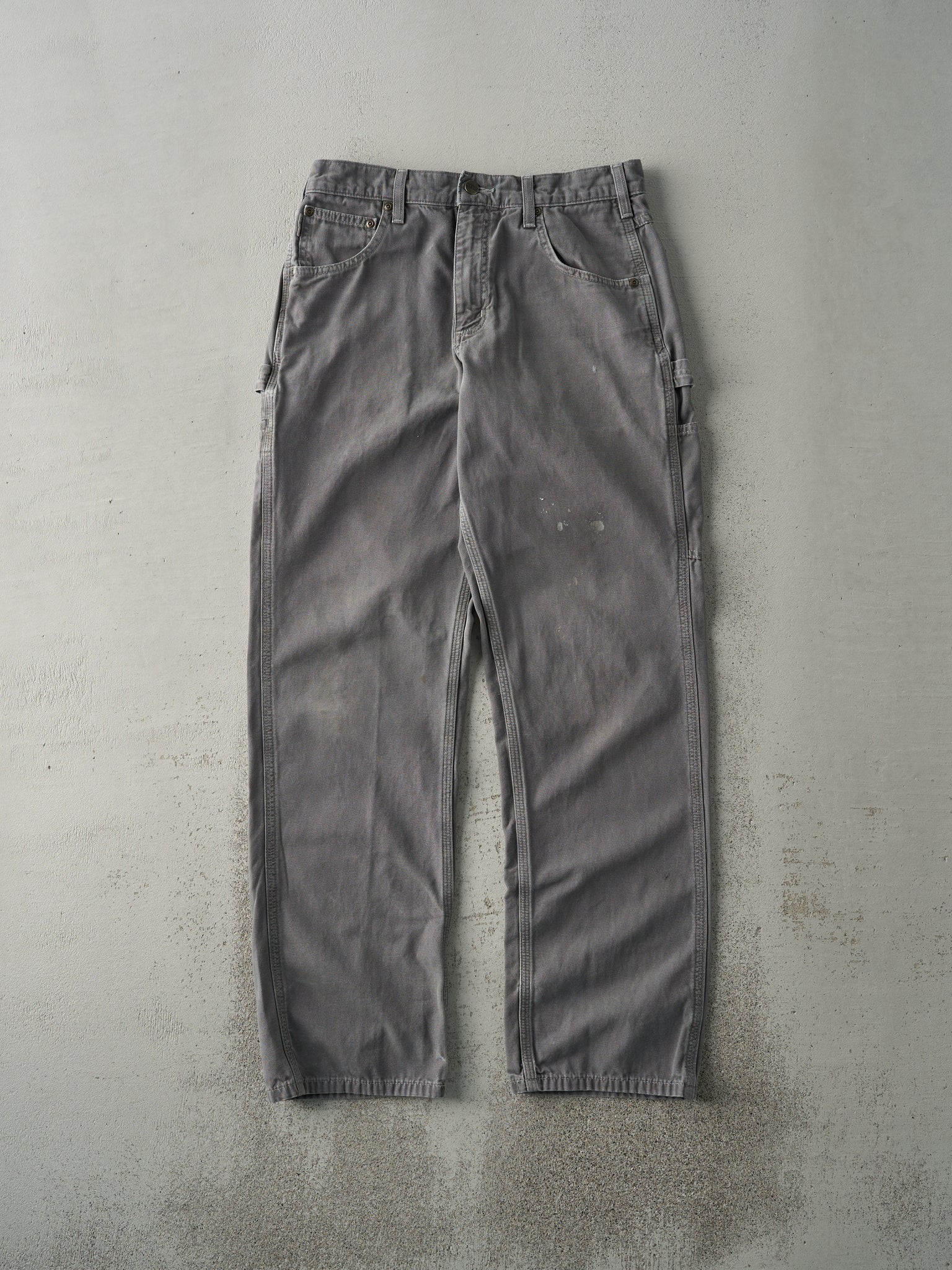 Vintage Y2K Grey Carhartt Light Weight Carpenter Pants (30x32)