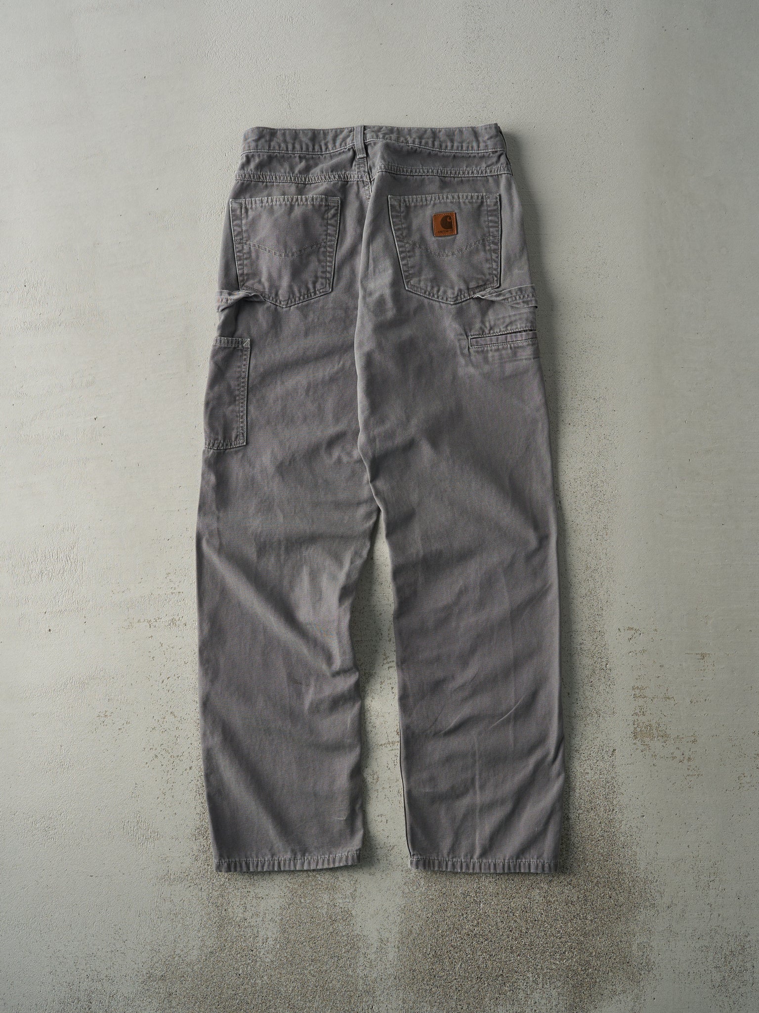 Vintage Y2K Grey Carhartt Light Weight Carpenter Pants (30x32)