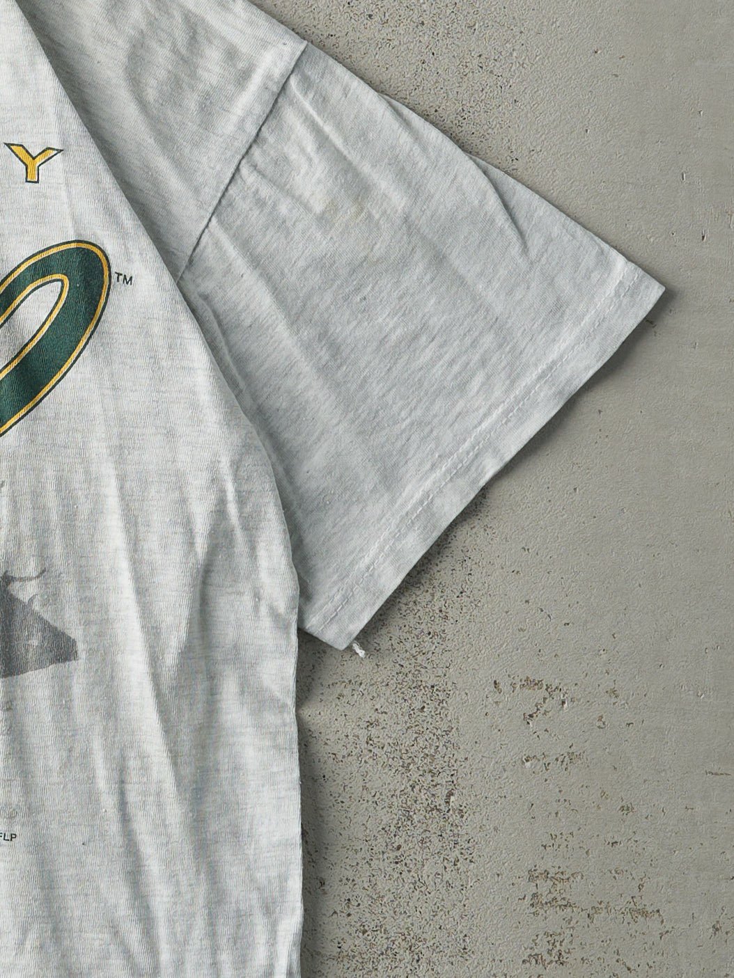 Vintage 94' Heather Grey Green Bay Packers Tee (M)
