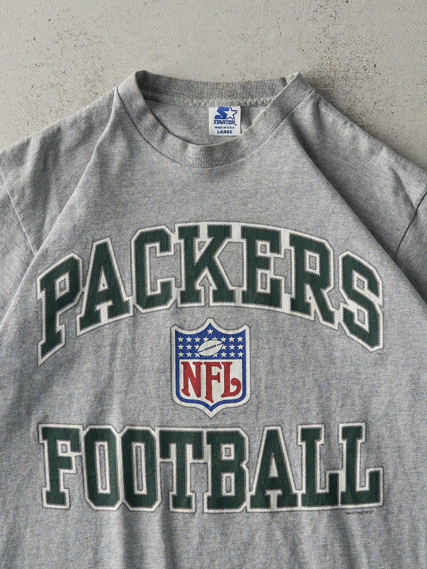 Vintage 96' Grey Green Bay Packers Starter Tee (M)