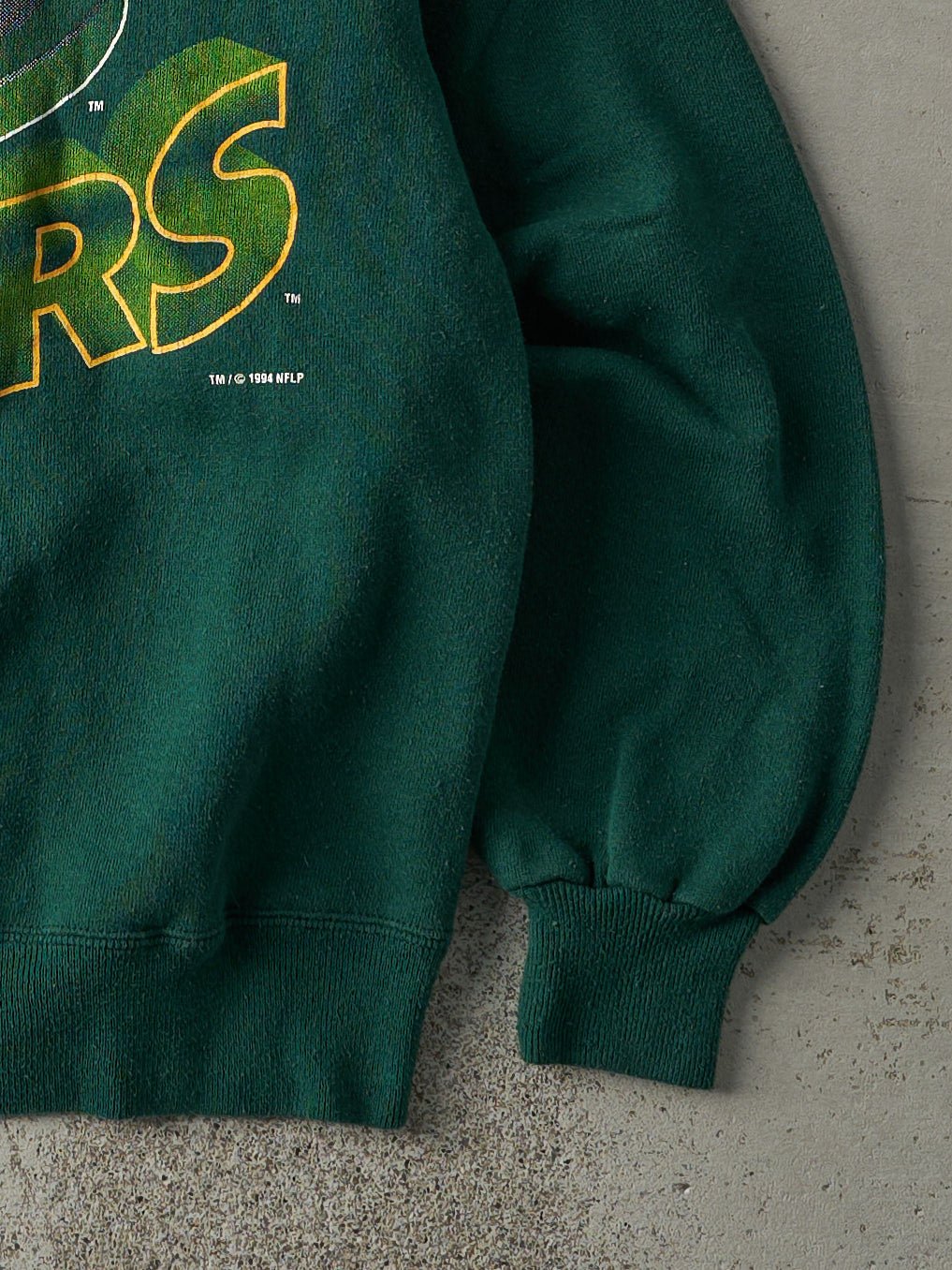 Vintage 94' Green Green Bay Packers Crewneck (M)