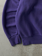 Vintage 90s Purple Embroidered Minnesota Vikings Crewneck (L)