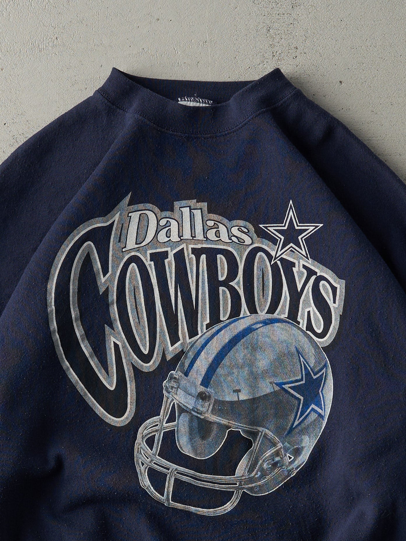 Vintage 90s Navy Blue Dallas Cowboys Crewneck (L)