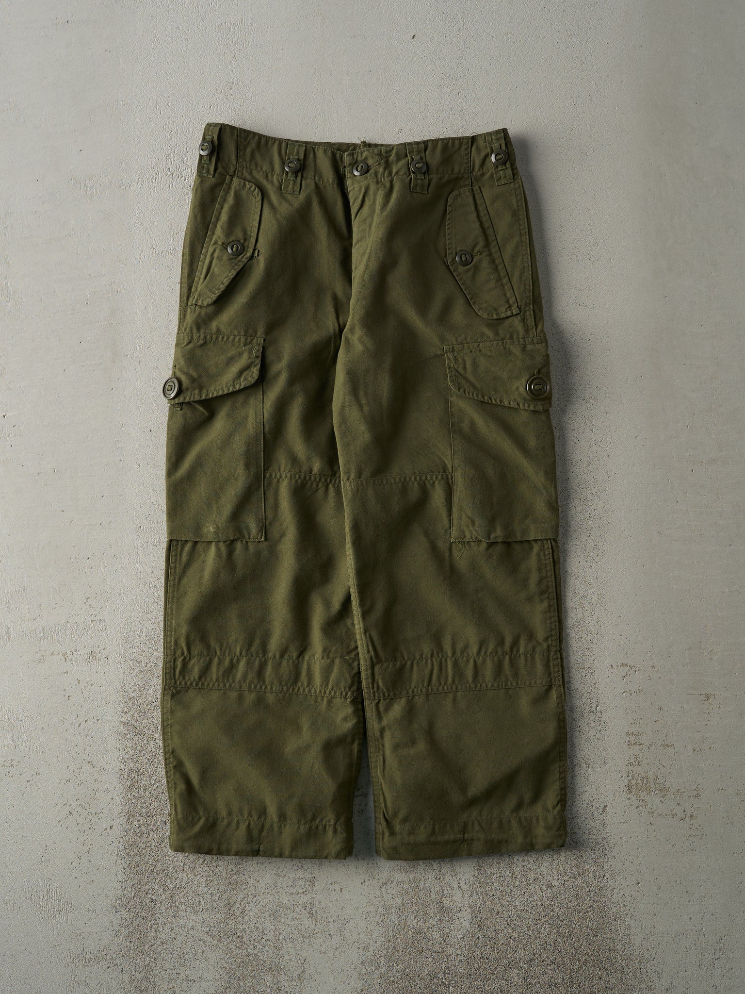 Vintage 87' Army Green Combat Trouser MKIII Military Pants (30x25)