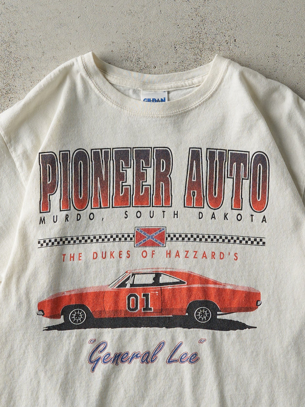 Vintage Y2K White Pioneer Auto x The Dukes of Hazzard's Tee (S)