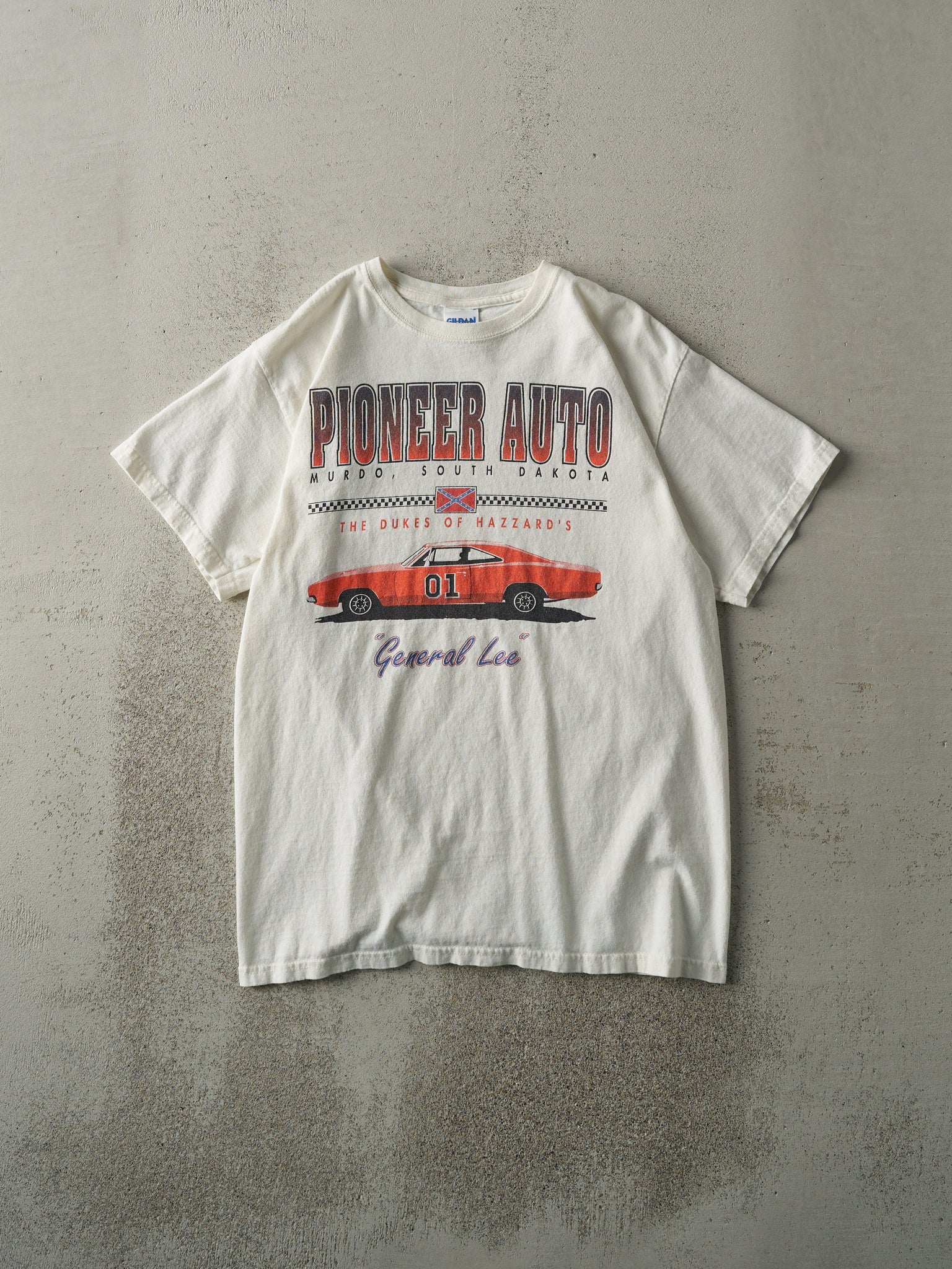 Vintage Y2K White Pioneer Auto x The Dukes of Hazzard's Tee (S)