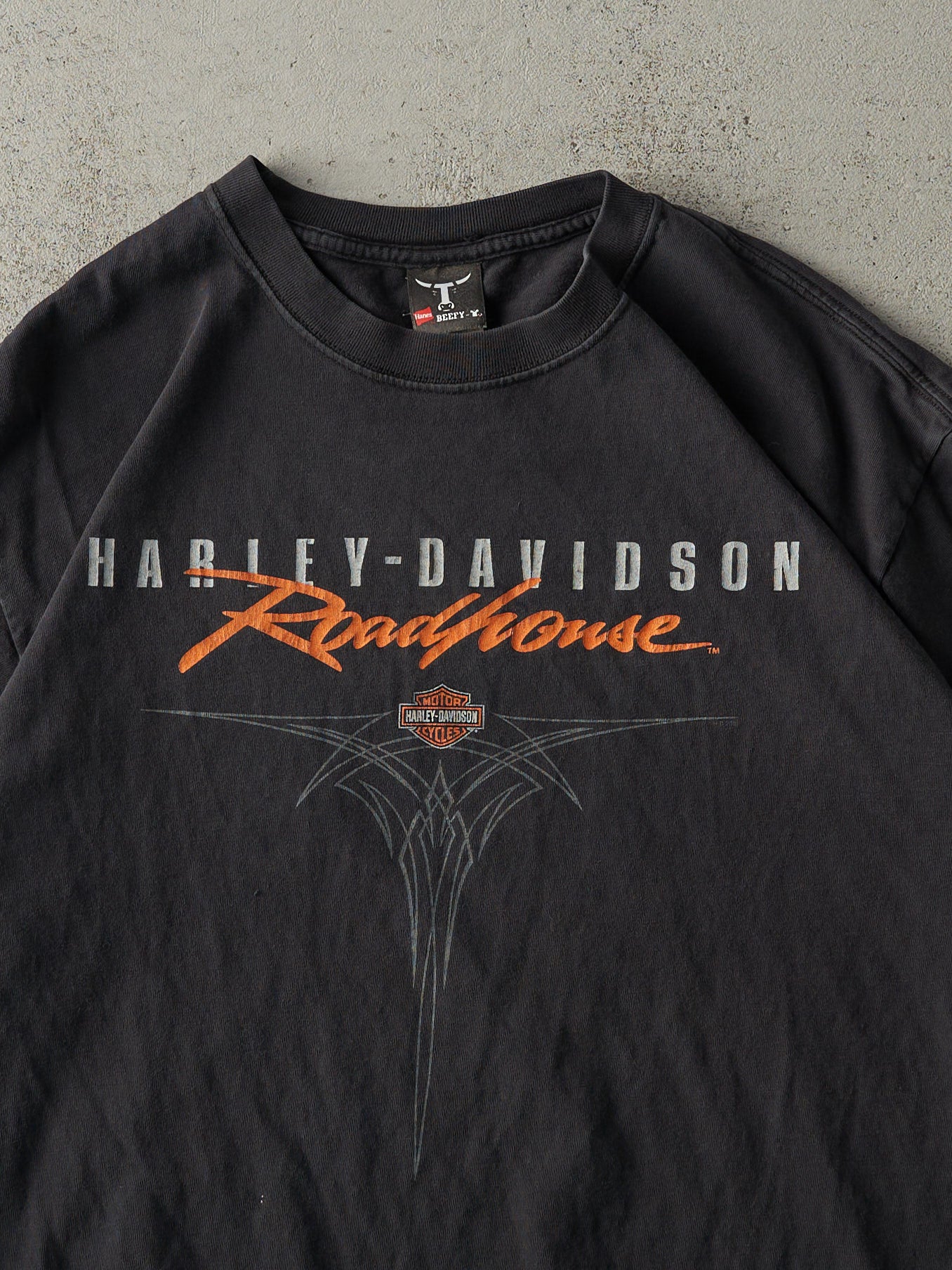 Vintage 08' Black Harley Davidson Roadhouse Tee (M)