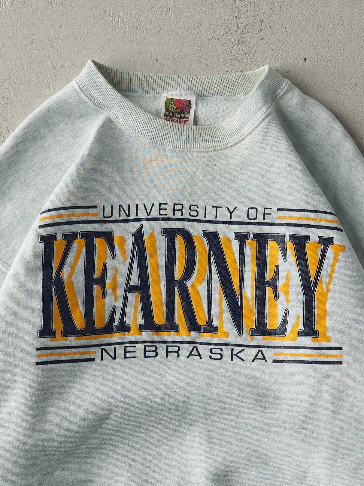 Vintage 90s Heather Grey University of Nebraska Crewneck (L)